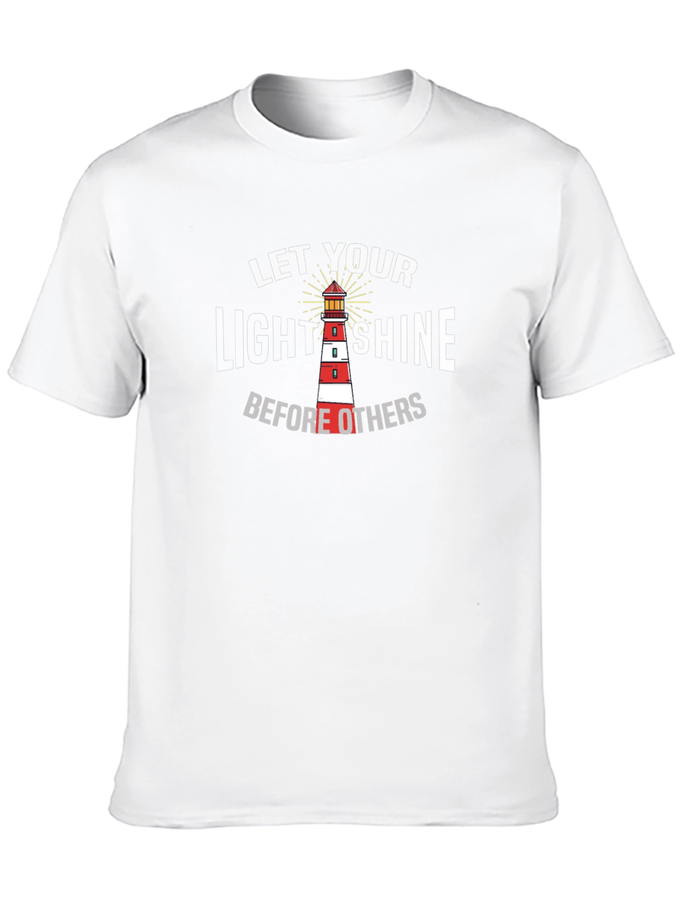 Let Your Light Shine Black Graphic Tee