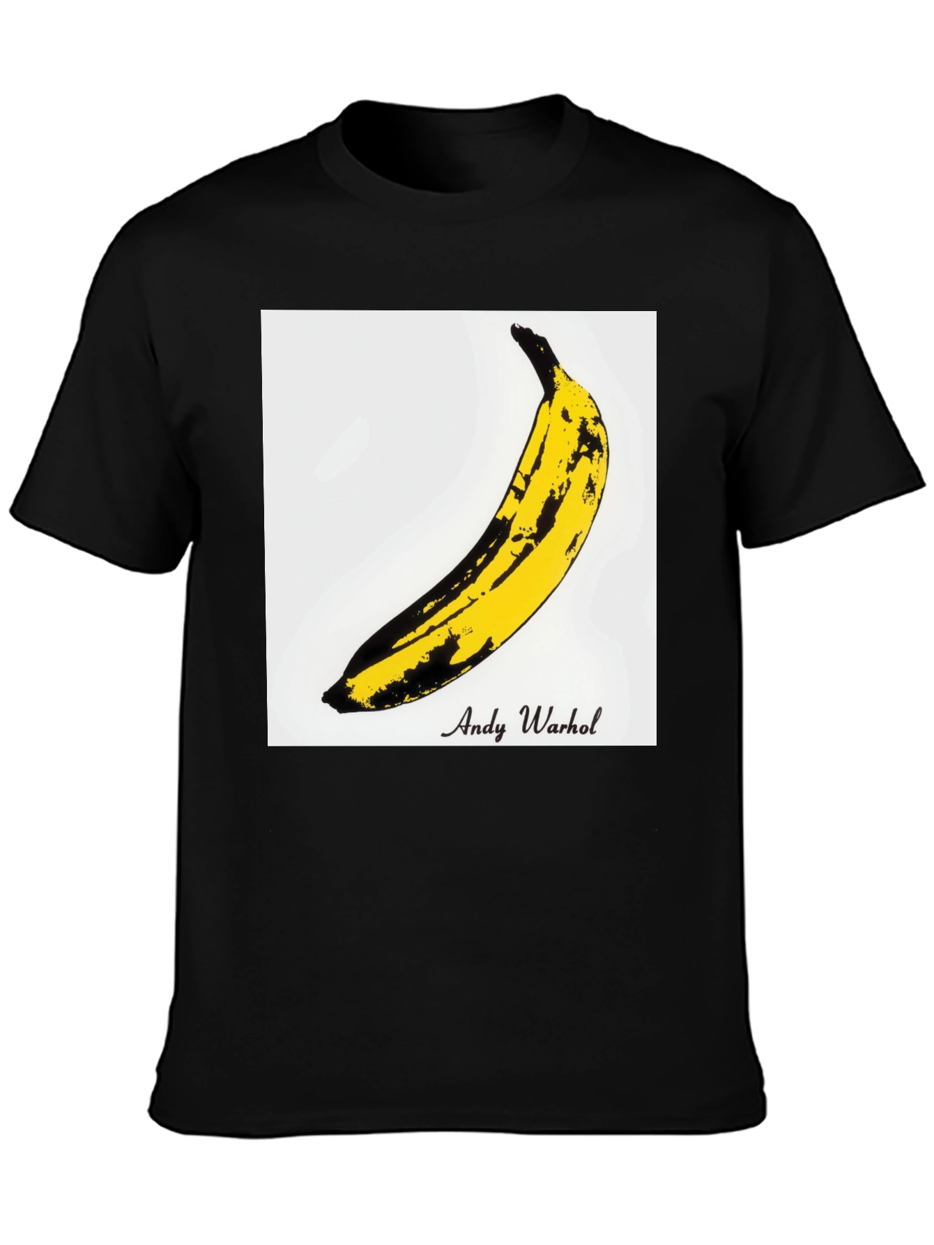 Andy Warhol Banana Graphic Tee - Black