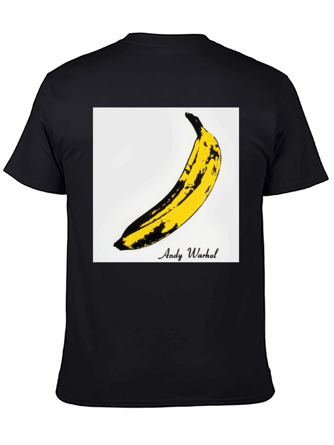 Andy Warhol Banana Graphic Tee - Black