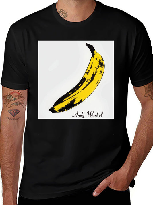 Andy Warhol Banana Graphic Tee - Black