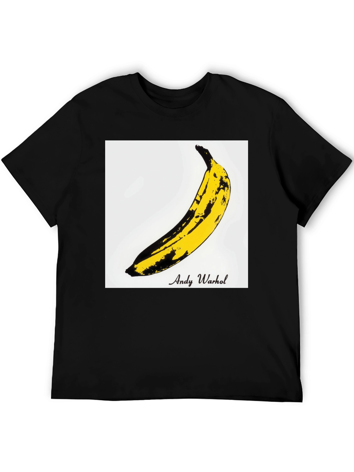 Andy Warhol Banana Graphic Tee - Black