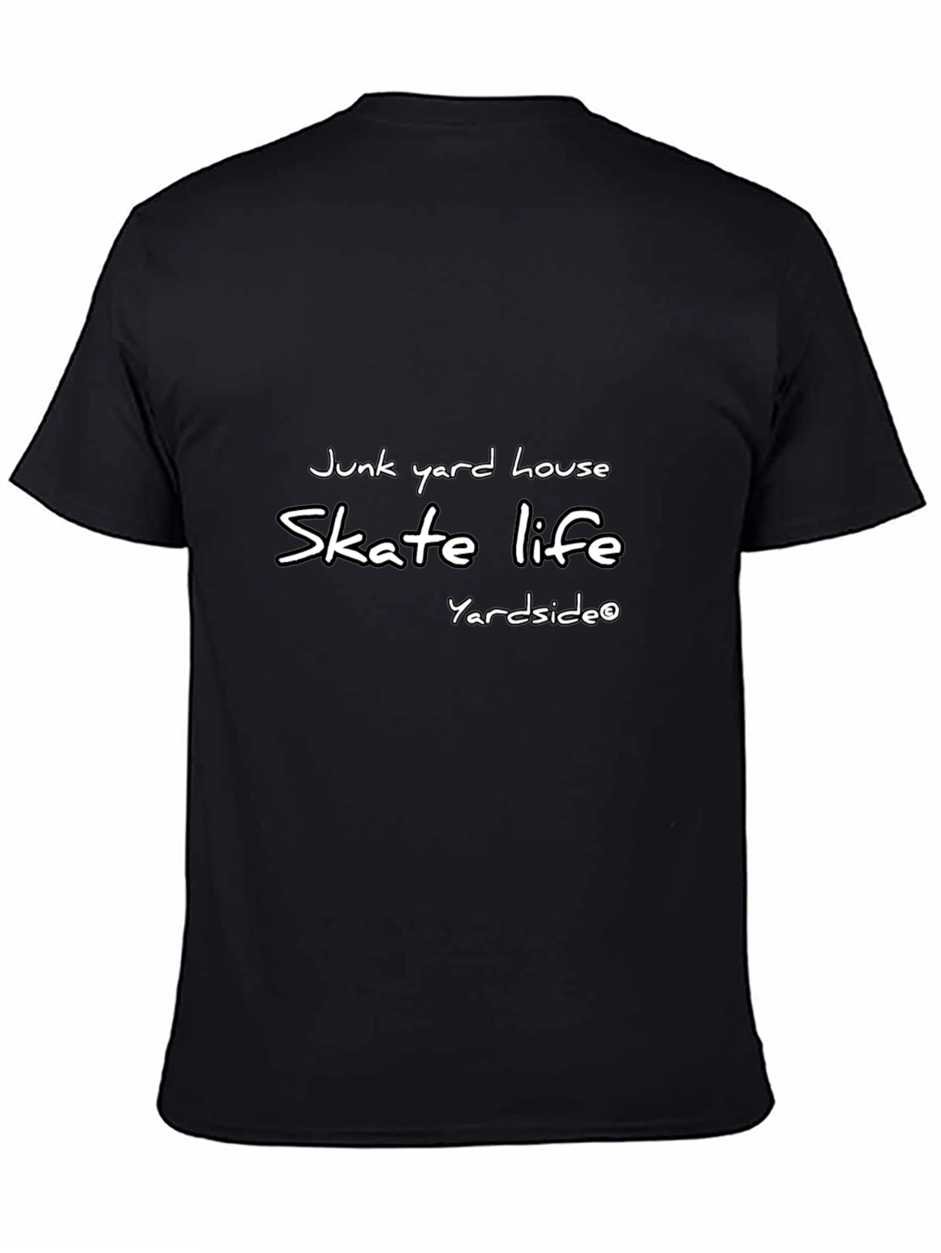 Junk Yard House Skate Life Black Graphic T-Shirt