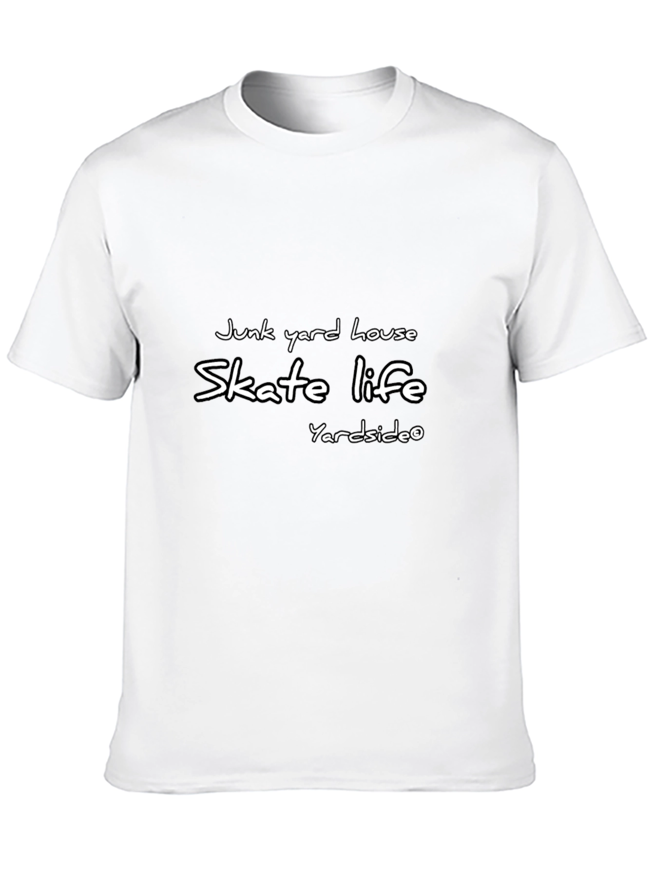 Junk Yard House Skate Life Black Graphic T-Shirt