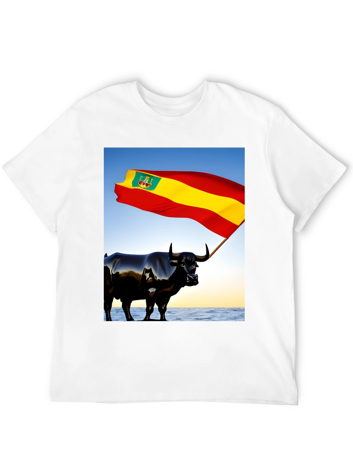 Spanish Bull Flag Graphic Tee