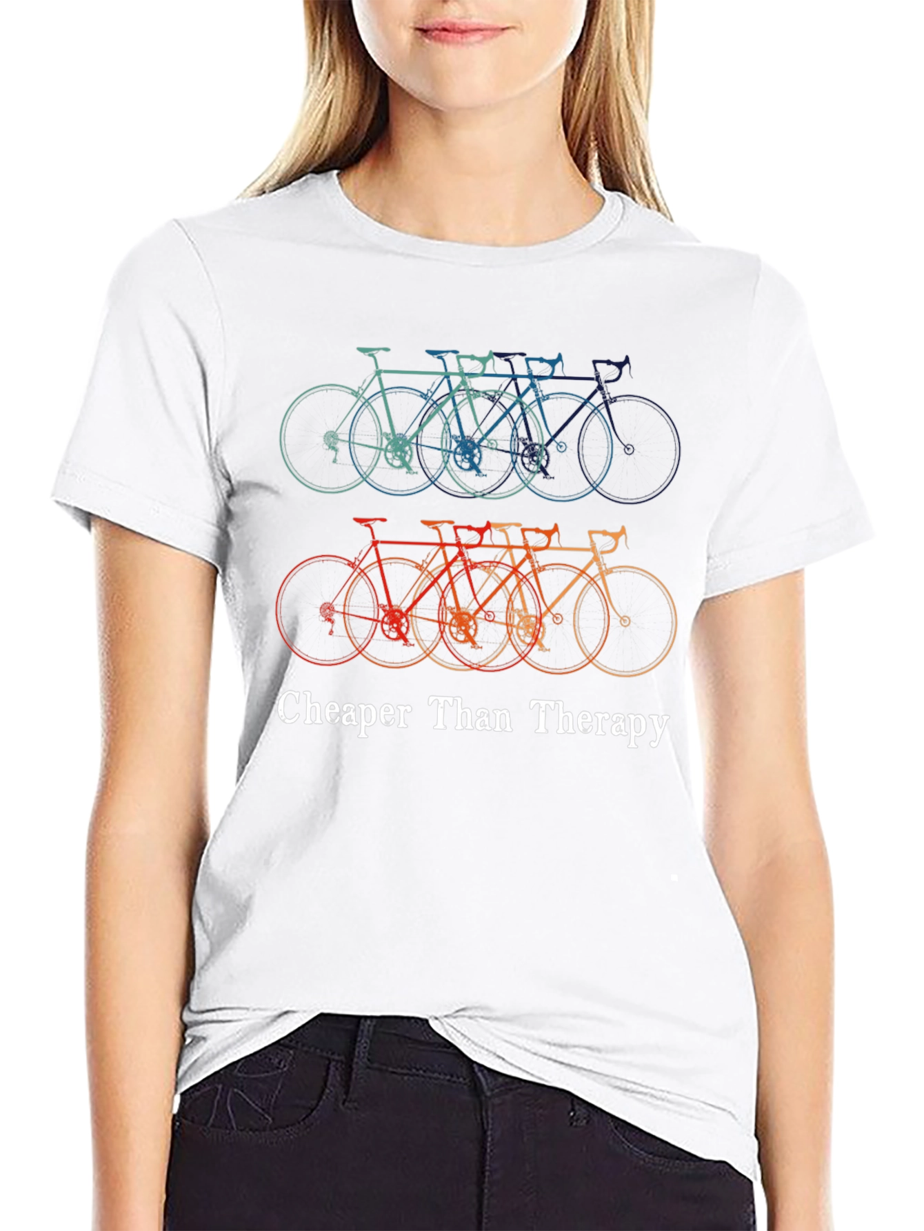 Cheaper Than Therapy Cycling T-Shirt