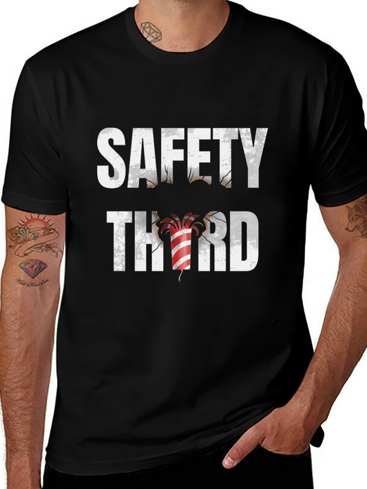 Safety Third Mens Graphic Tee