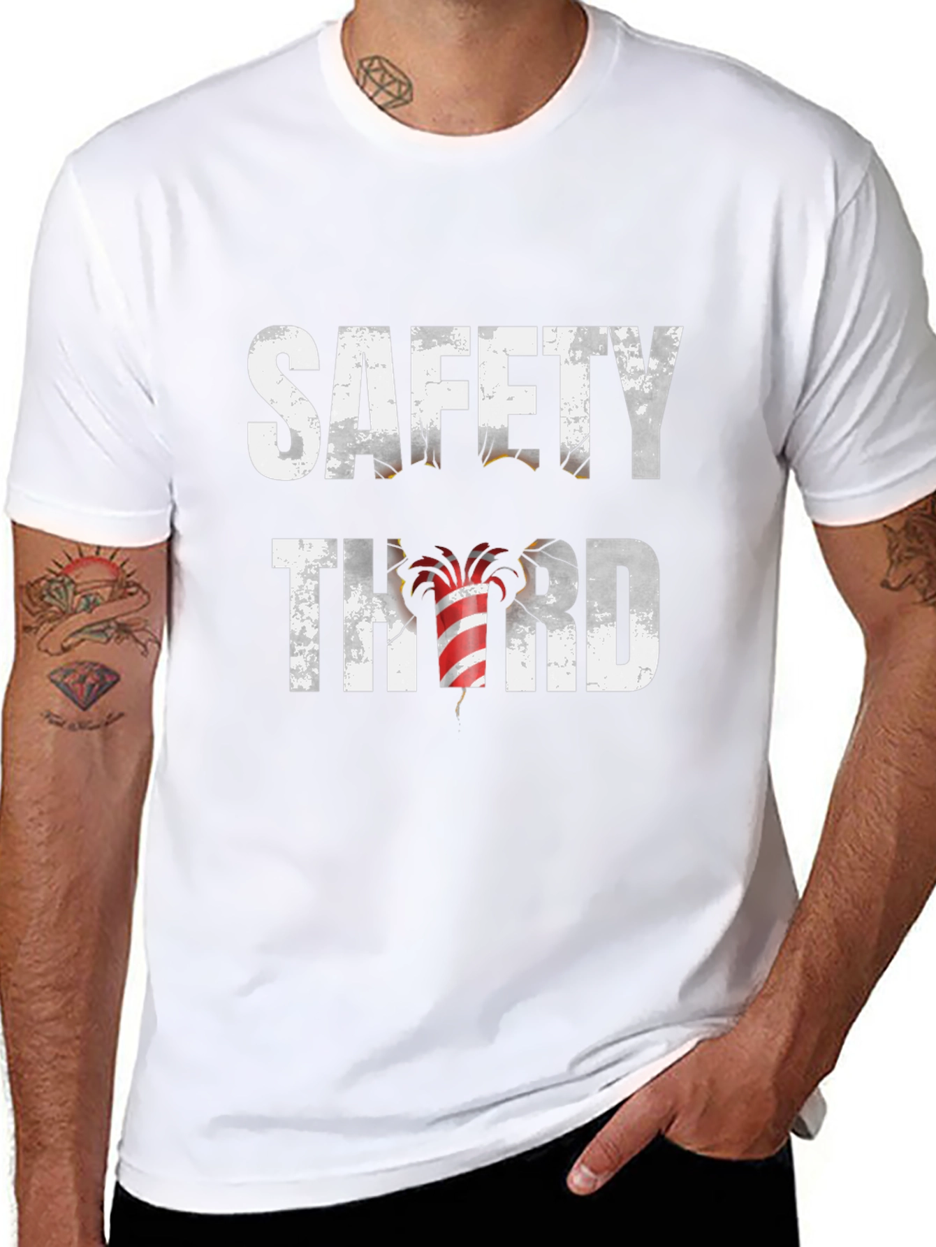 Safety Third Mens Graphic Tee