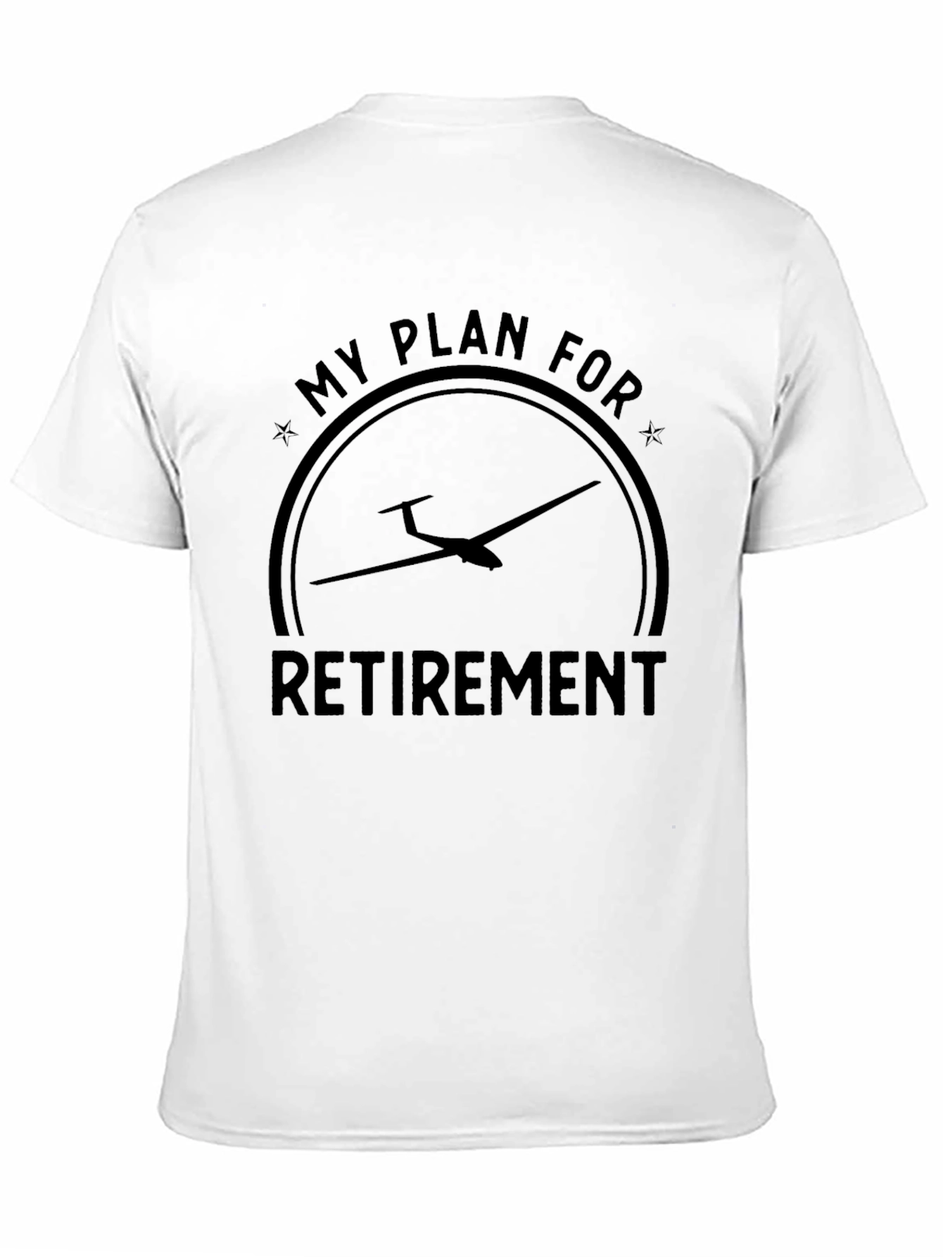 Retirement Plan Glider T-Shirt | Aviation Enthusiast Tee