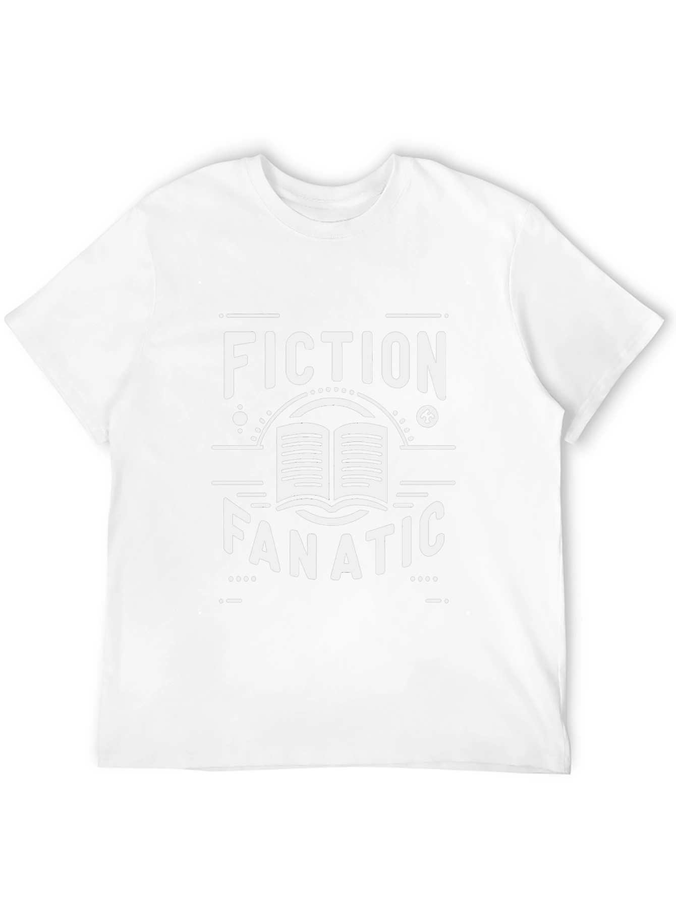 Fiction Fanatic Black T-Shirt - Book Lover Tee