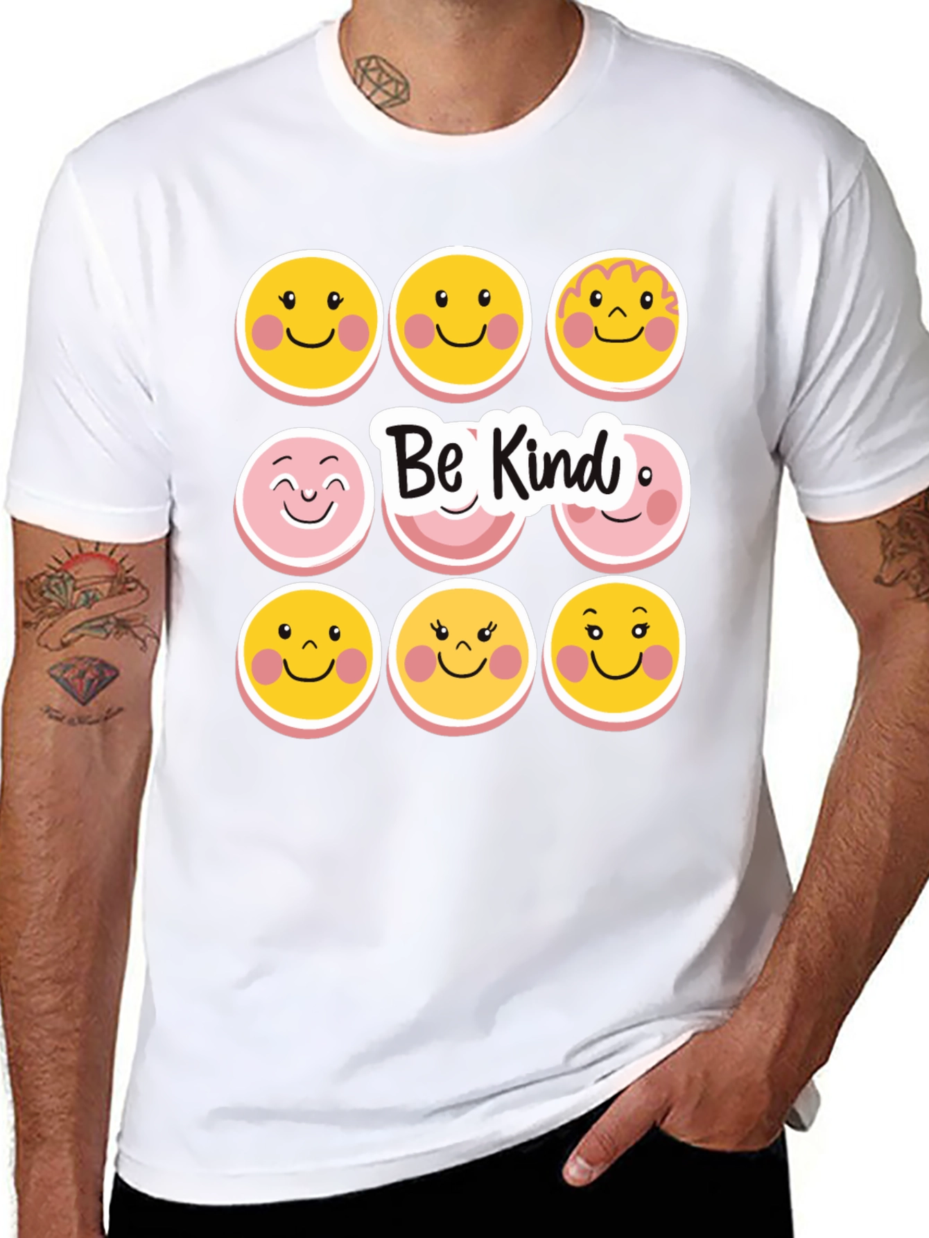 Be Kind Smiley Face T-Shirt