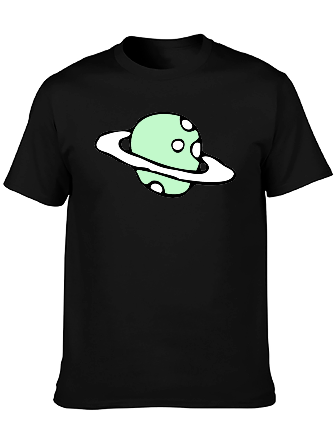 Planet Graphic Tee - Mens Black T-Shirt