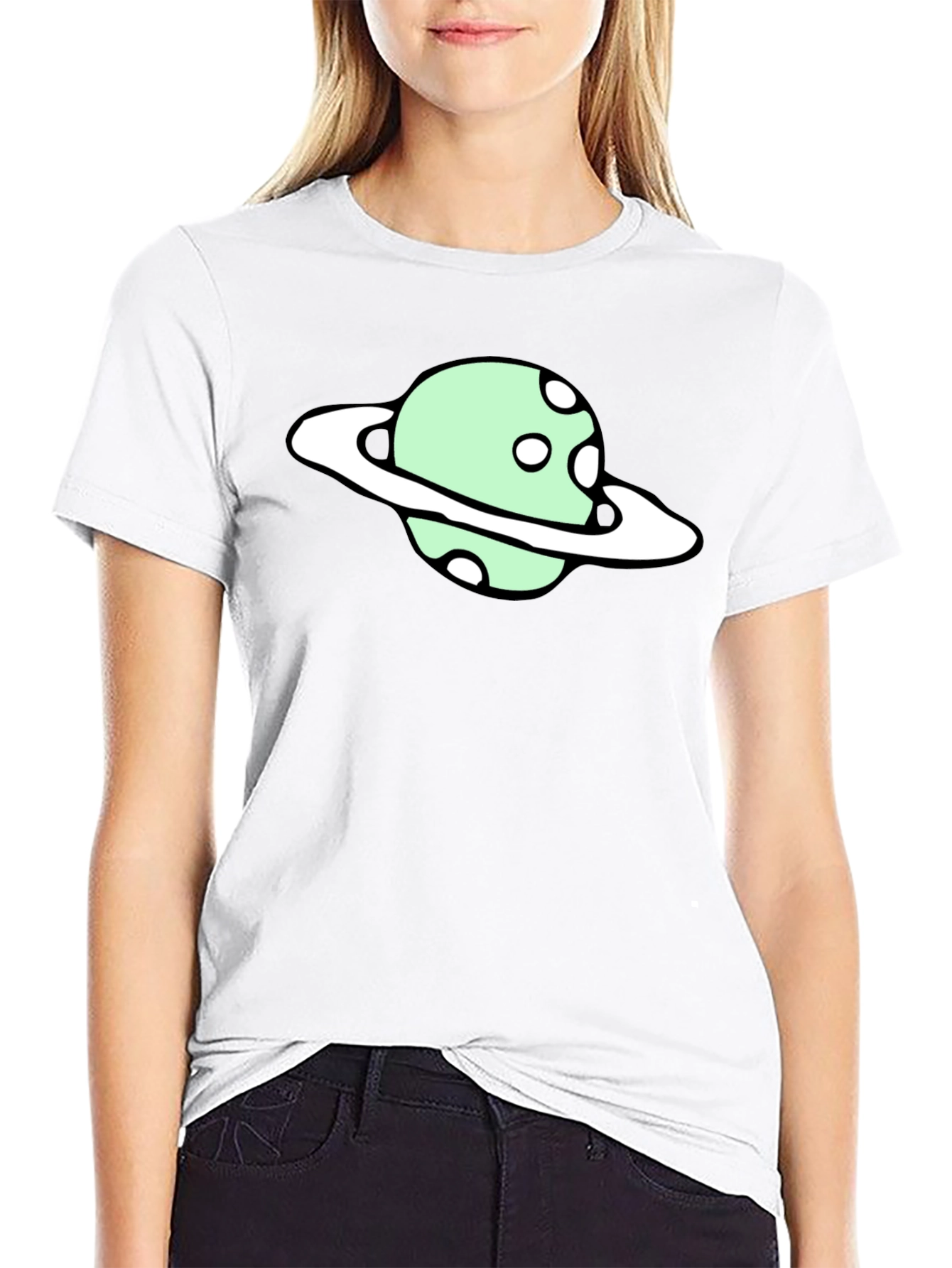 Planet Graphic Tee - Mens Black T-Shirt
