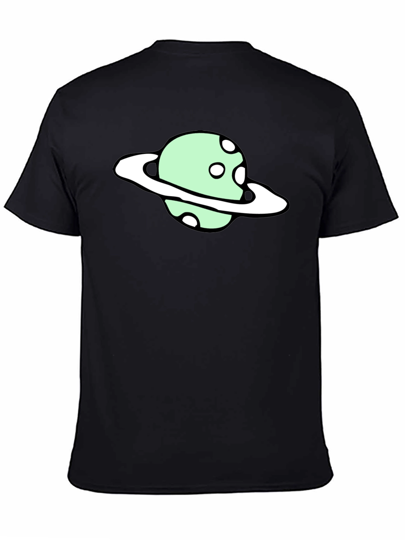 Planet Graphic Tee - Mens Black T-Shirt