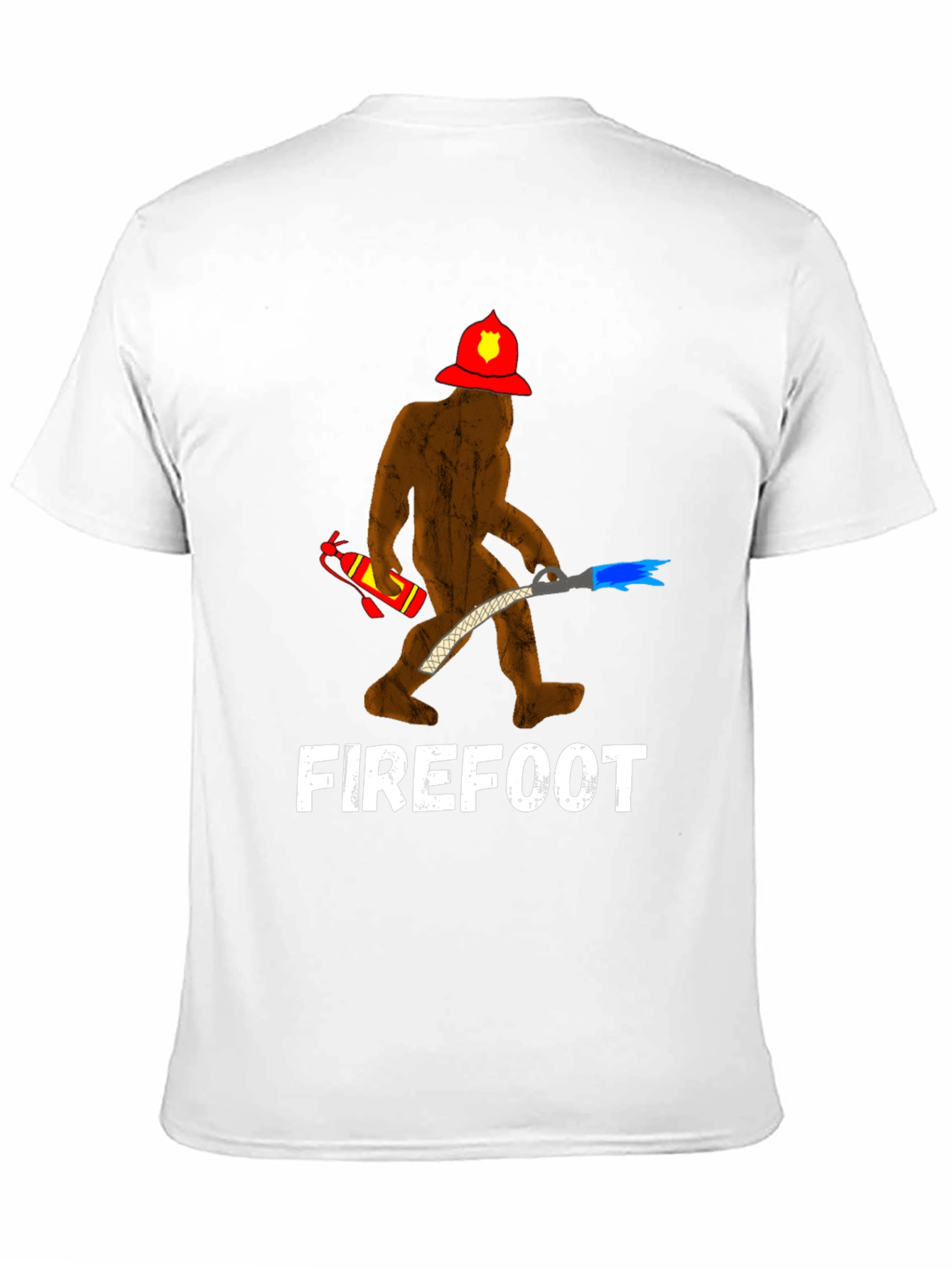 Firefoot Bigfoot Firefighter T-Shirt