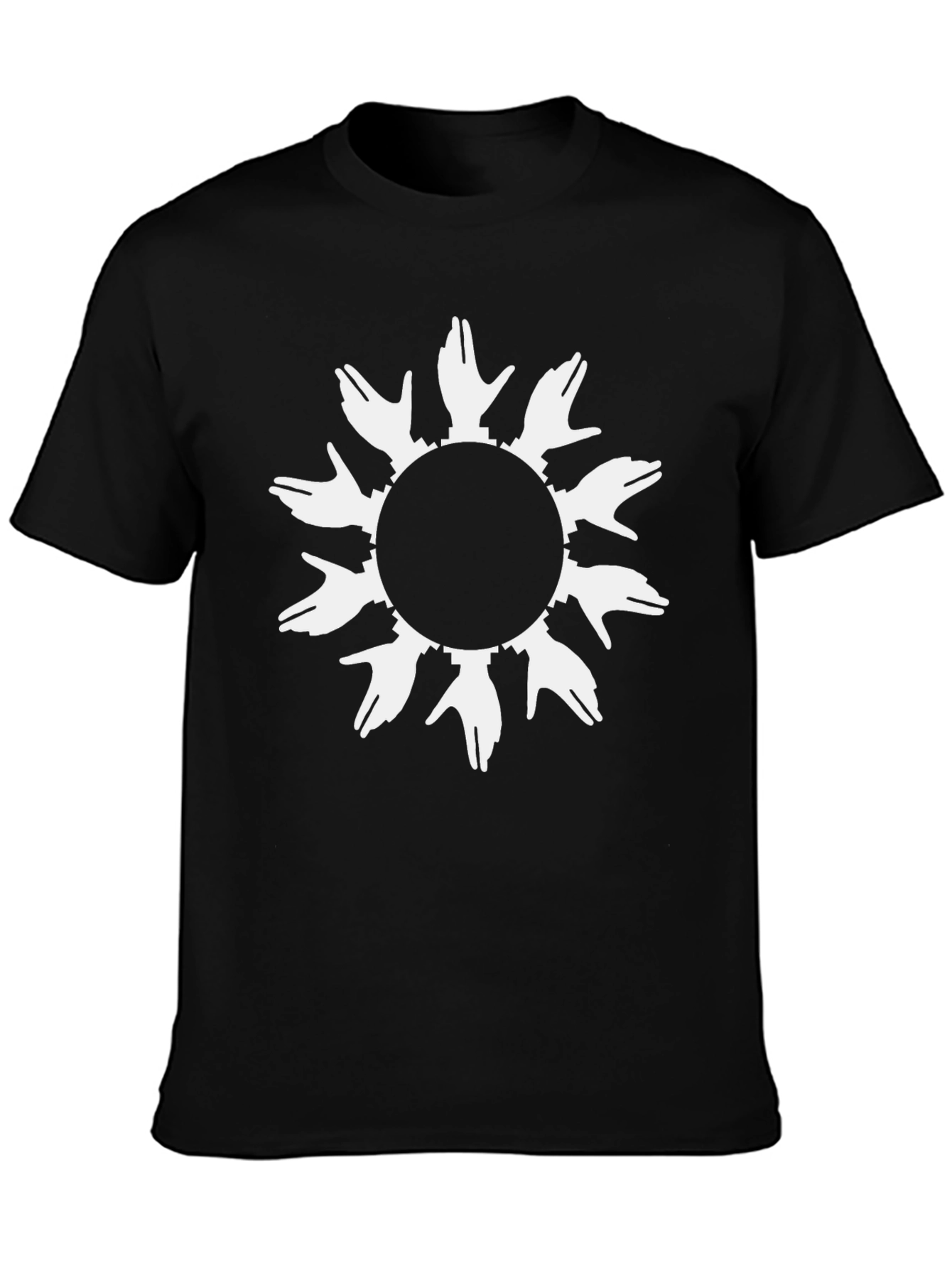 Abstract Hands Circle T-Shirt