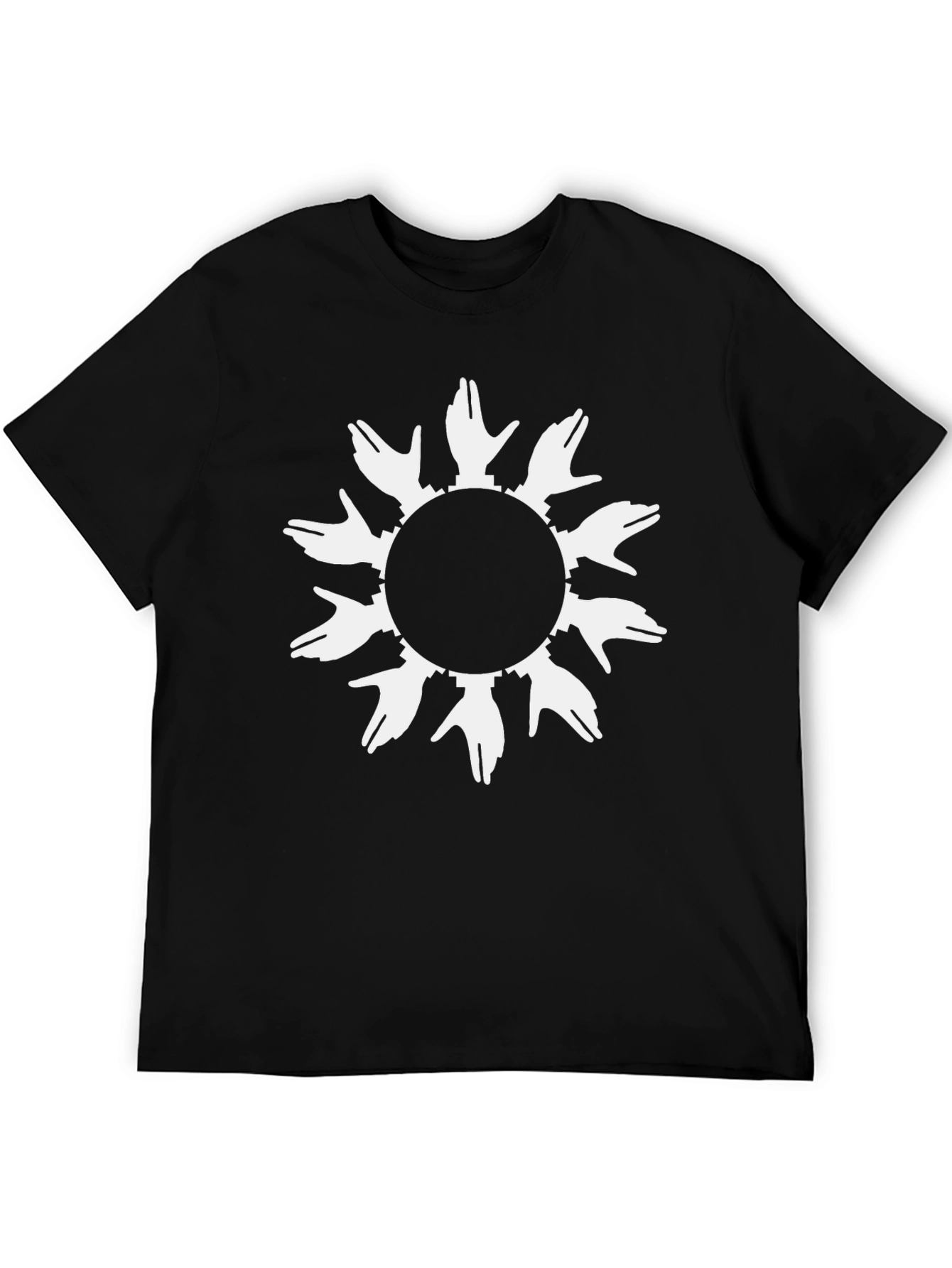 Abstract Hands Circle T-Shirt