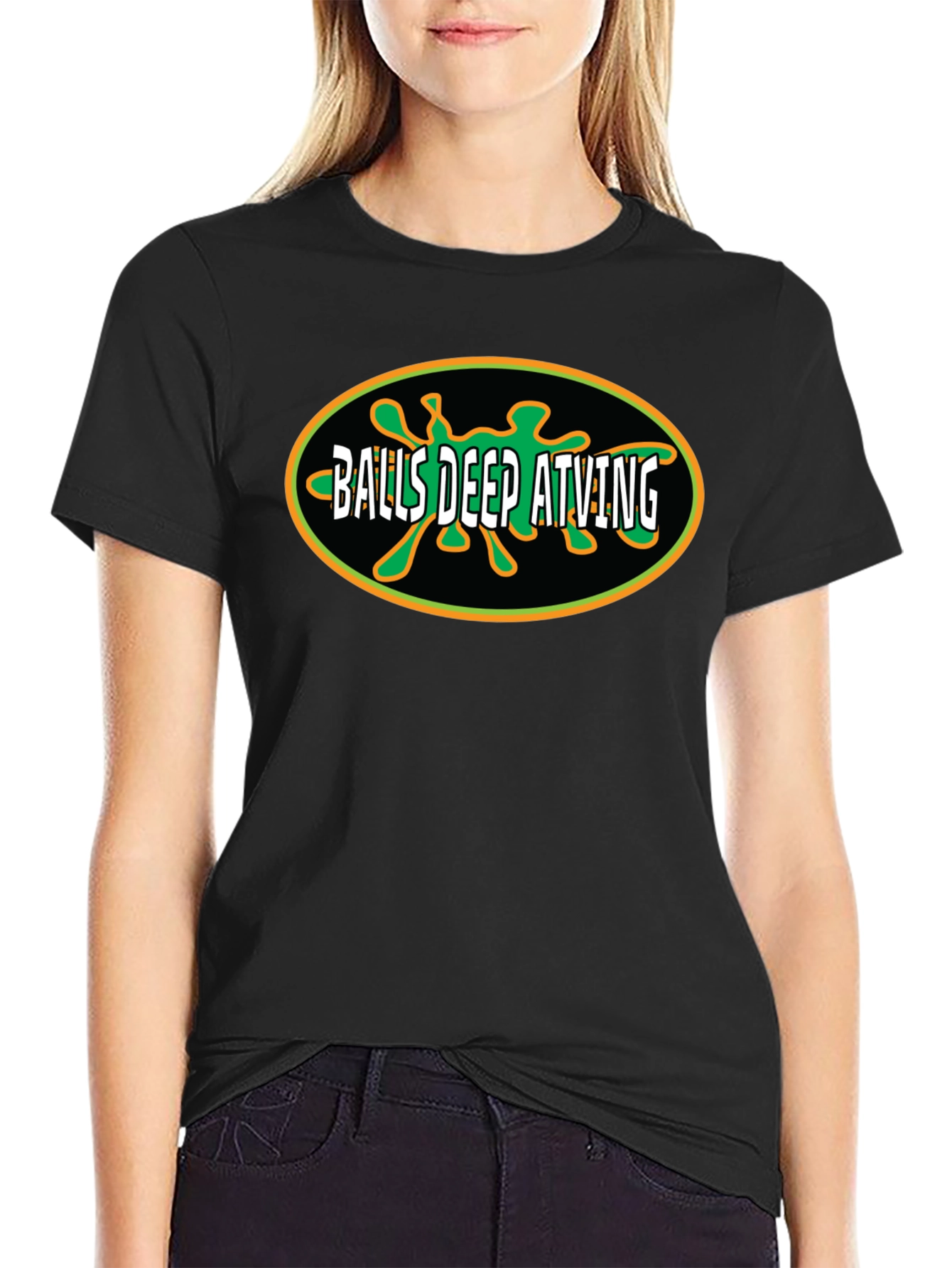 Balls Deep ATving Black T-Shirt
