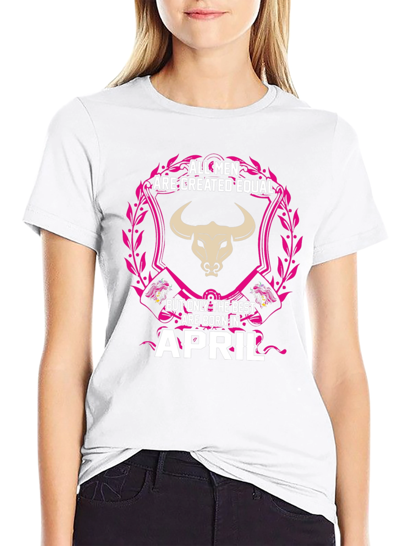 April Birthday Mens Graphic Tee