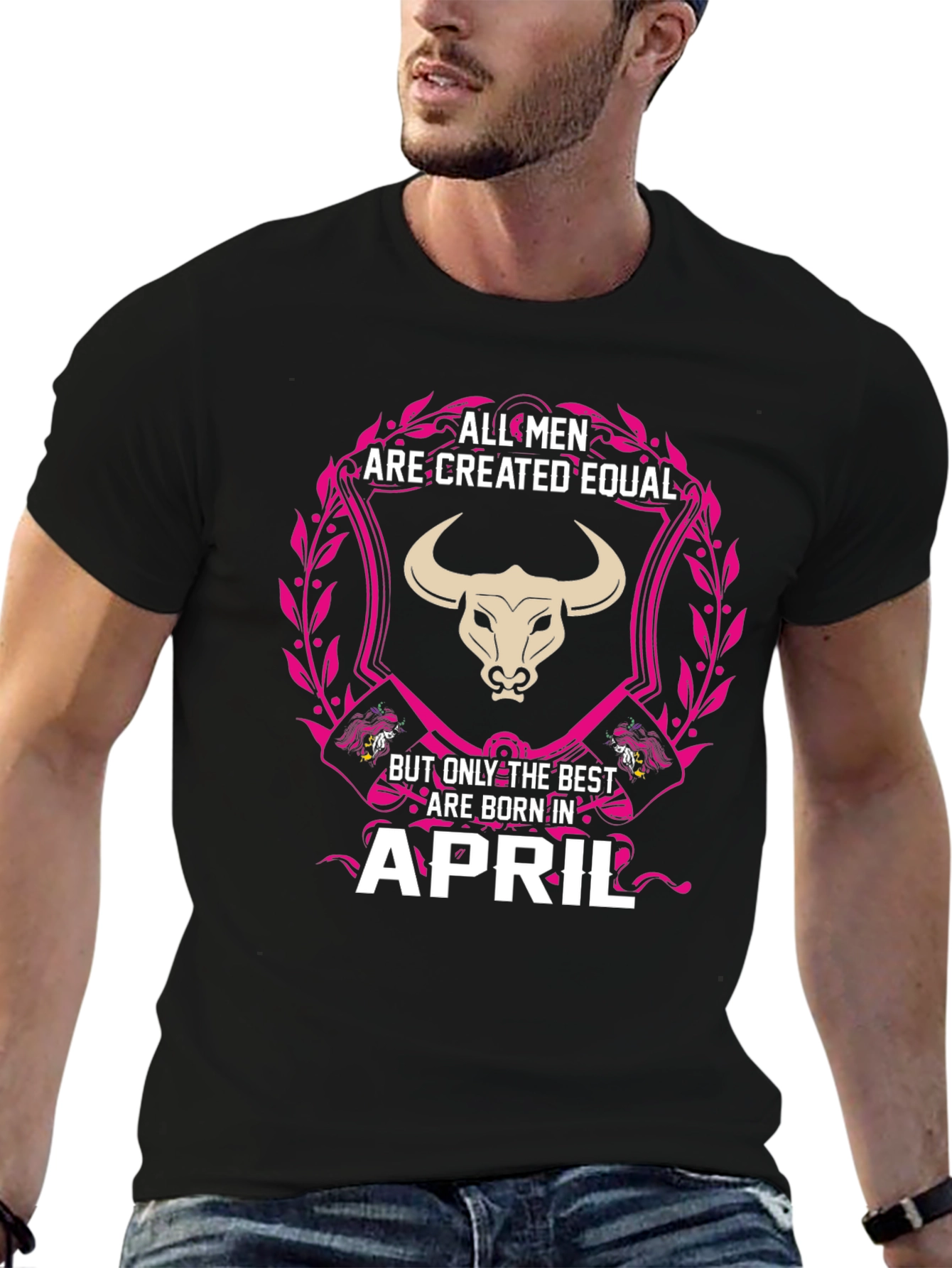 April Birthday Mens Graphic Tee