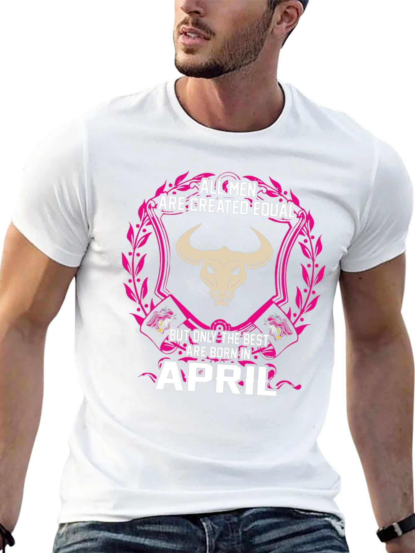 April Birthday Mens Graphic Tee