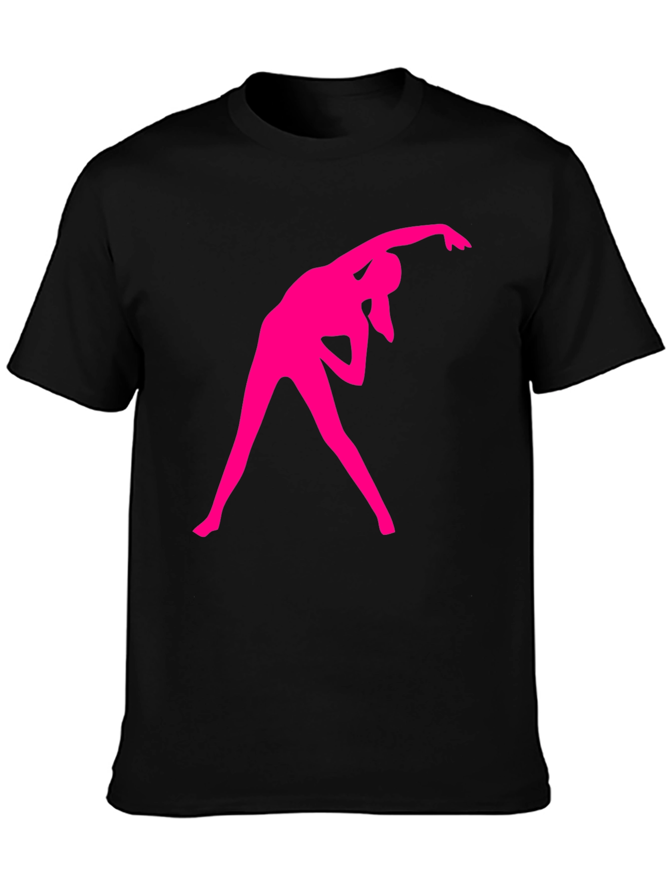 Fitness Graphic Tee - Black Cotton