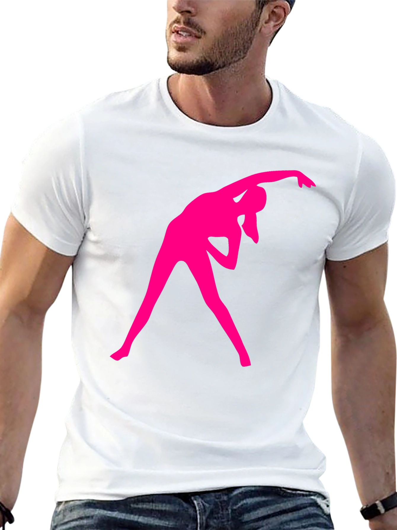 Fitness Graphic Tee - Black Cotton