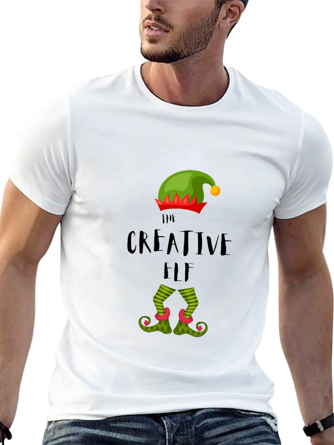 Creative Elf T-Shirt - Holiday Graphic Tee