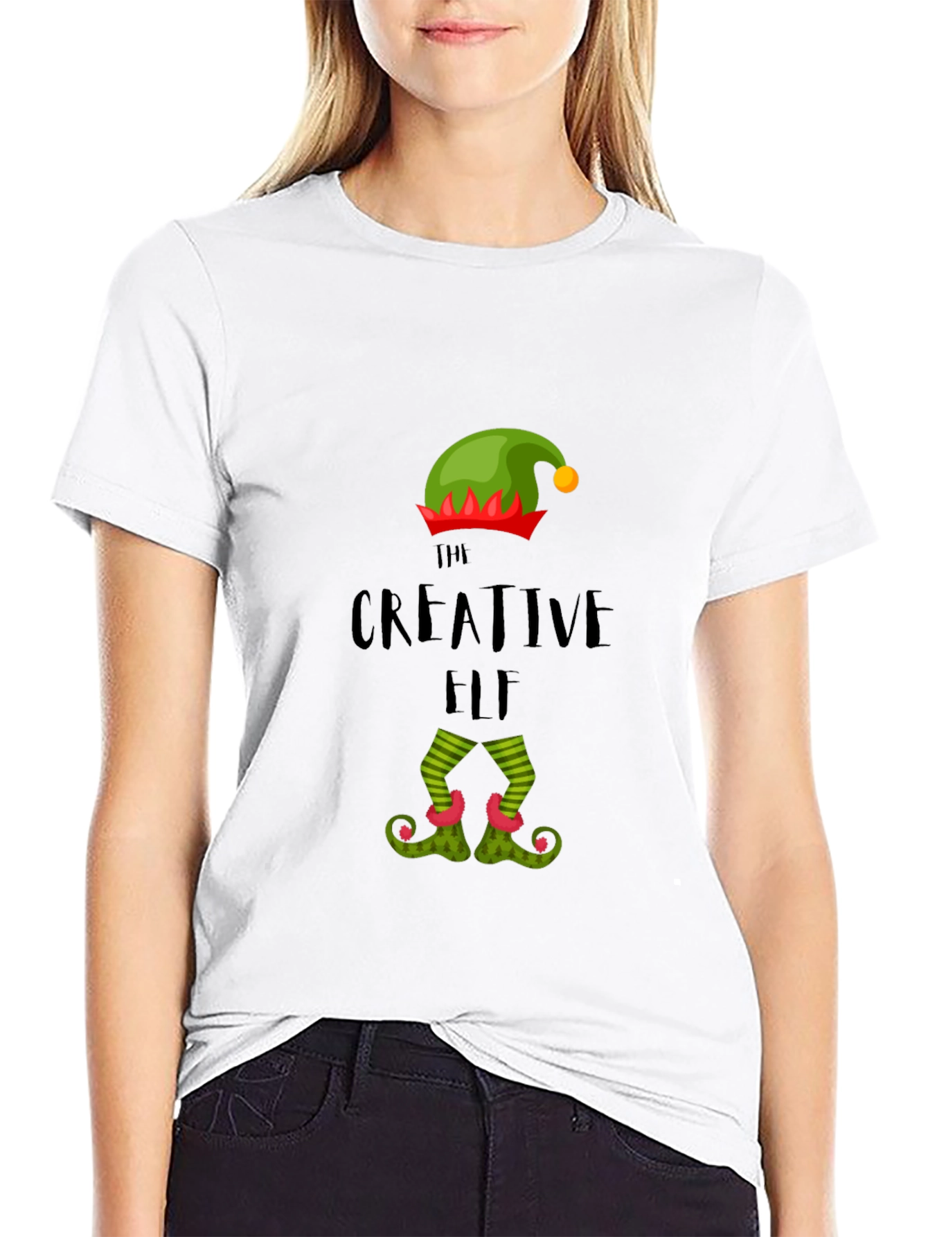 Creative Elf T-Shirt - Holiday Graphic Tee