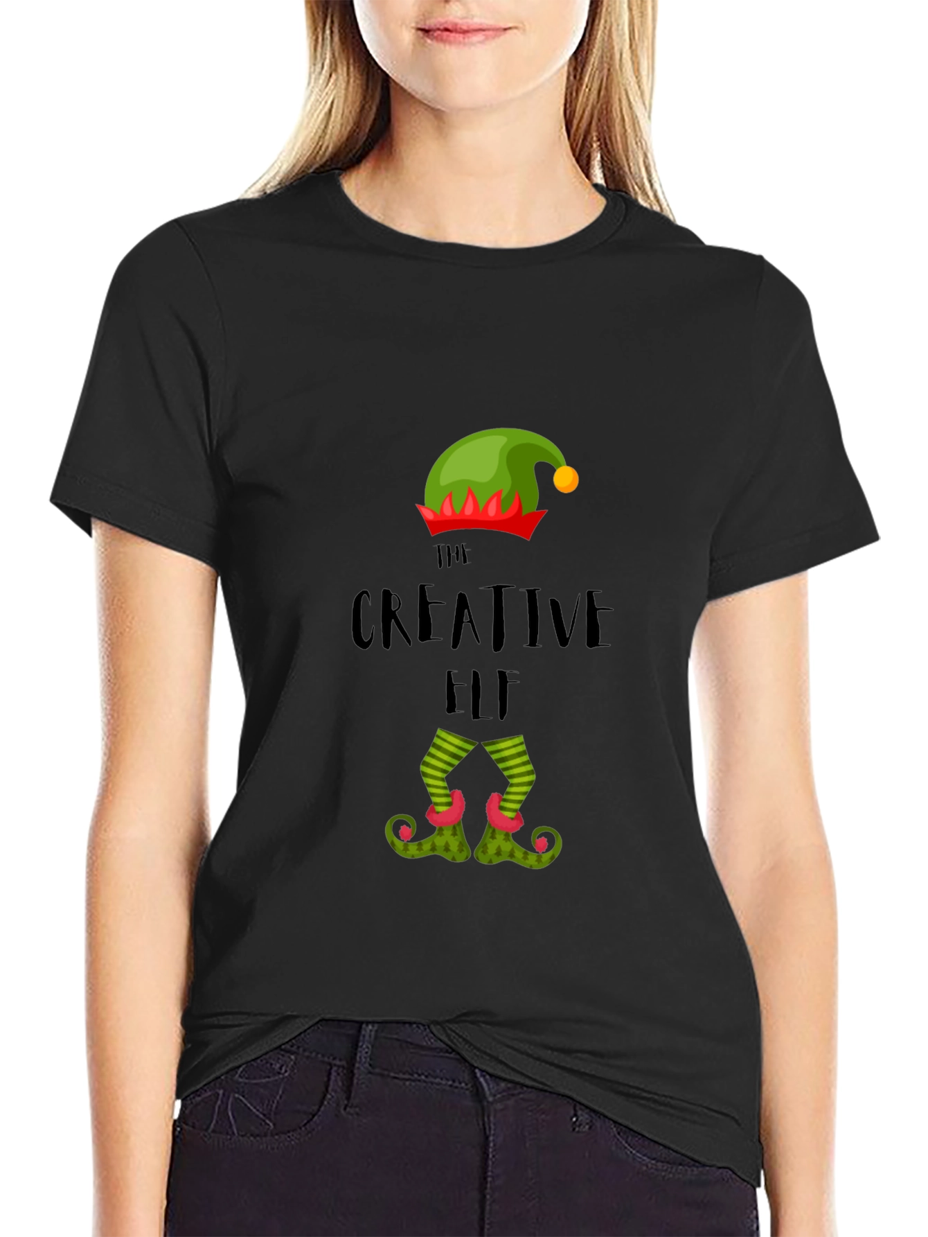 Creative Elf T-Shirt - Holiday Graphic Tee
