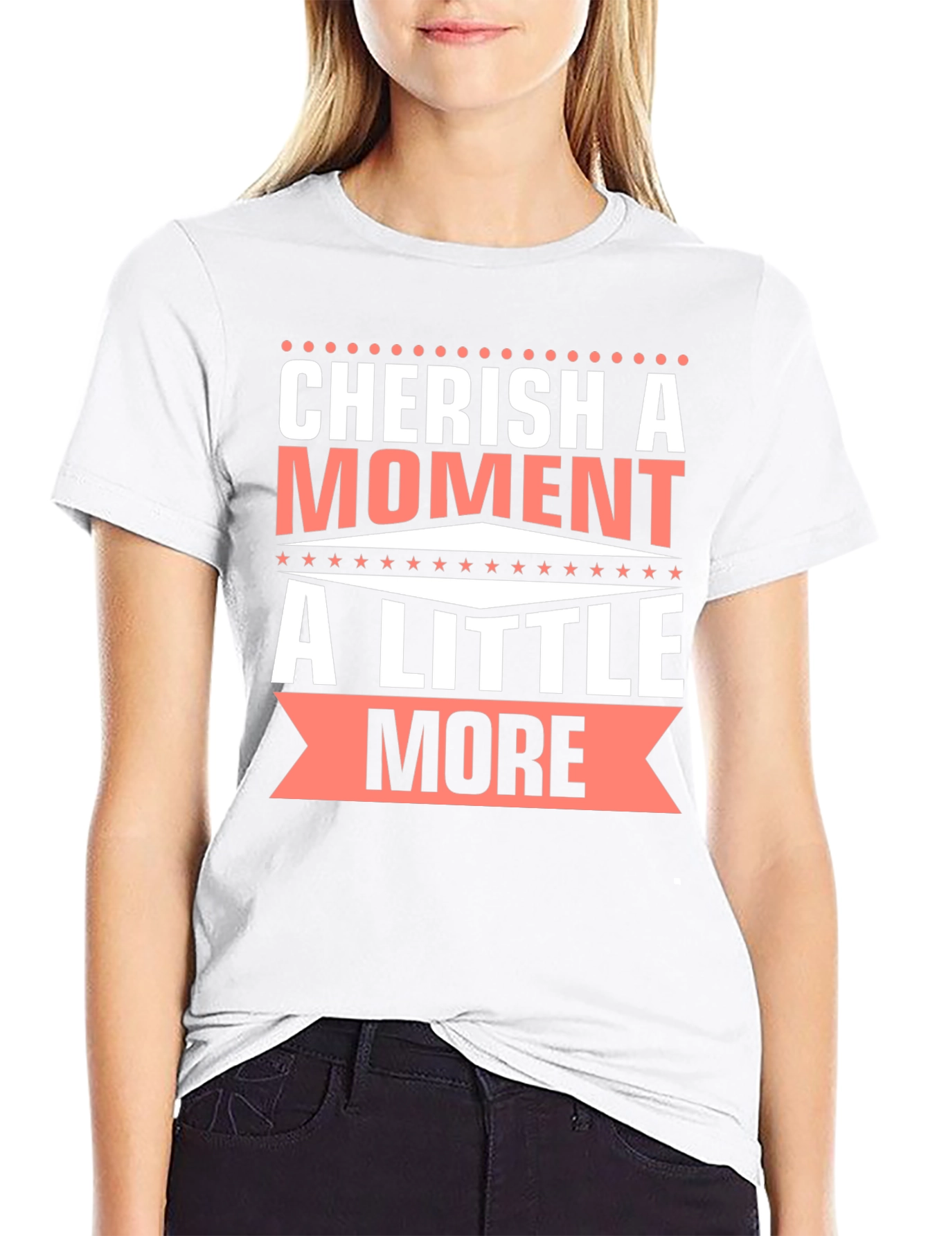 Cherish A Moment Graphic T-Shirt