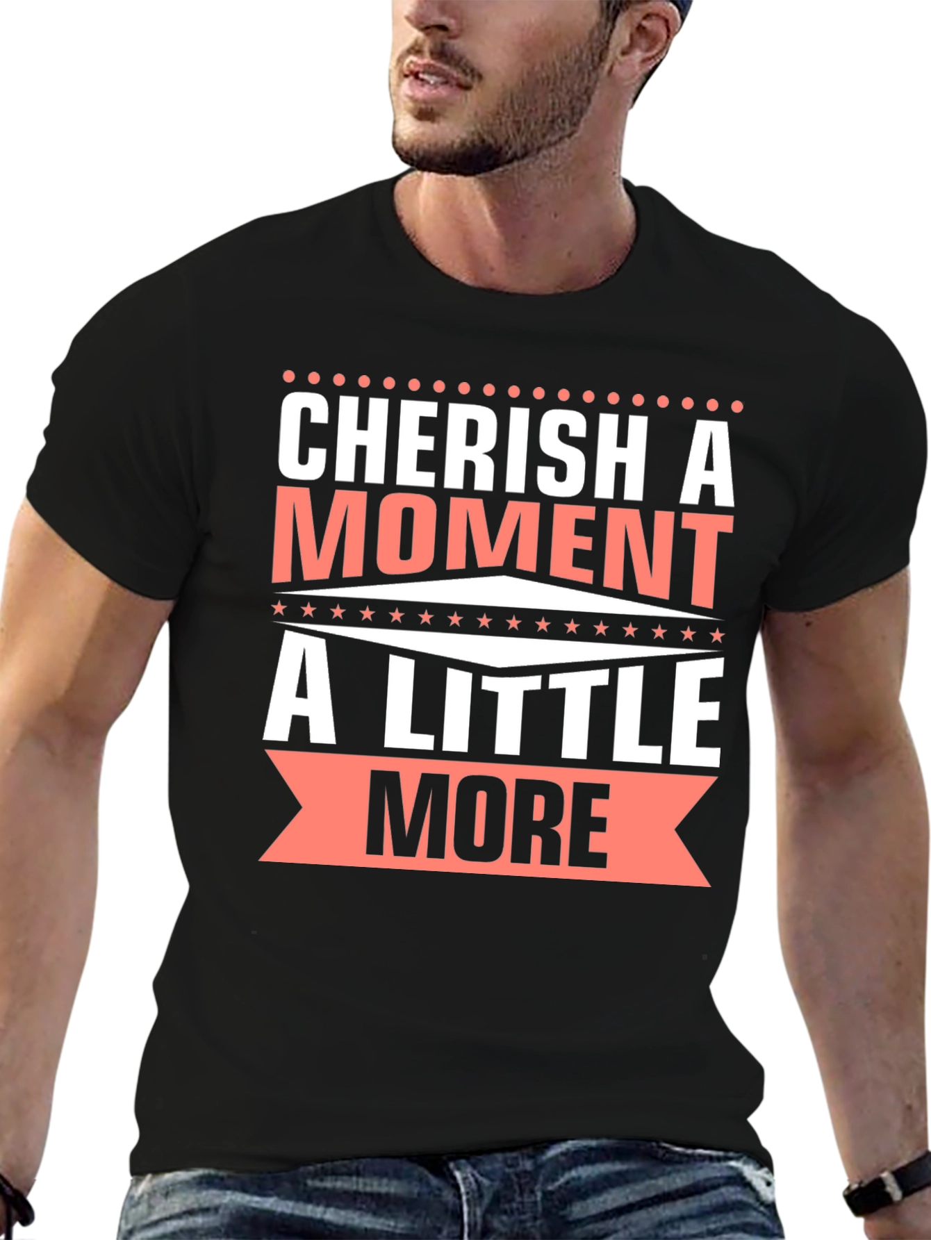 Cherish A Moment Graphic T-Shirt
