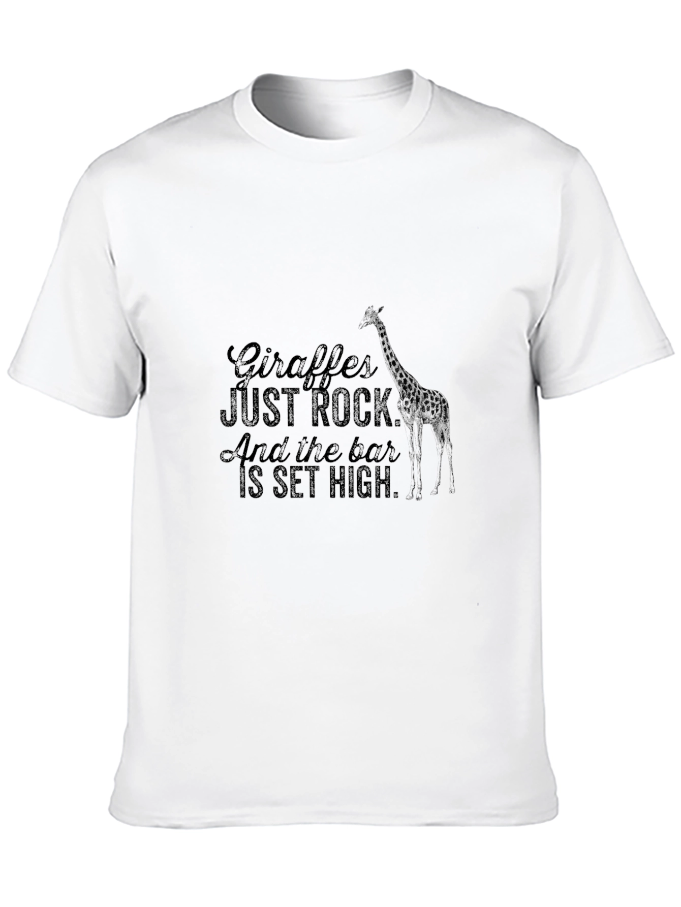 Giraffe Rock T-Shirt - High Quality Graphic Tee