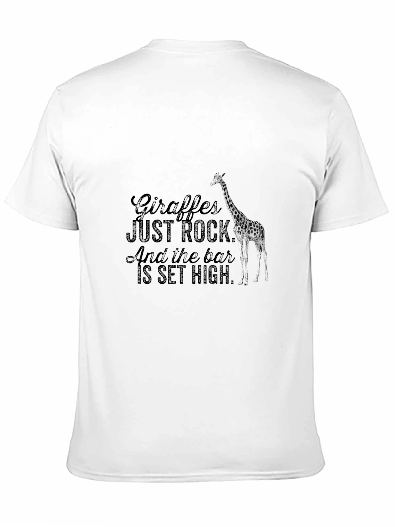 Giraffe Rock T-Shirt - High Quality Graphic Tee