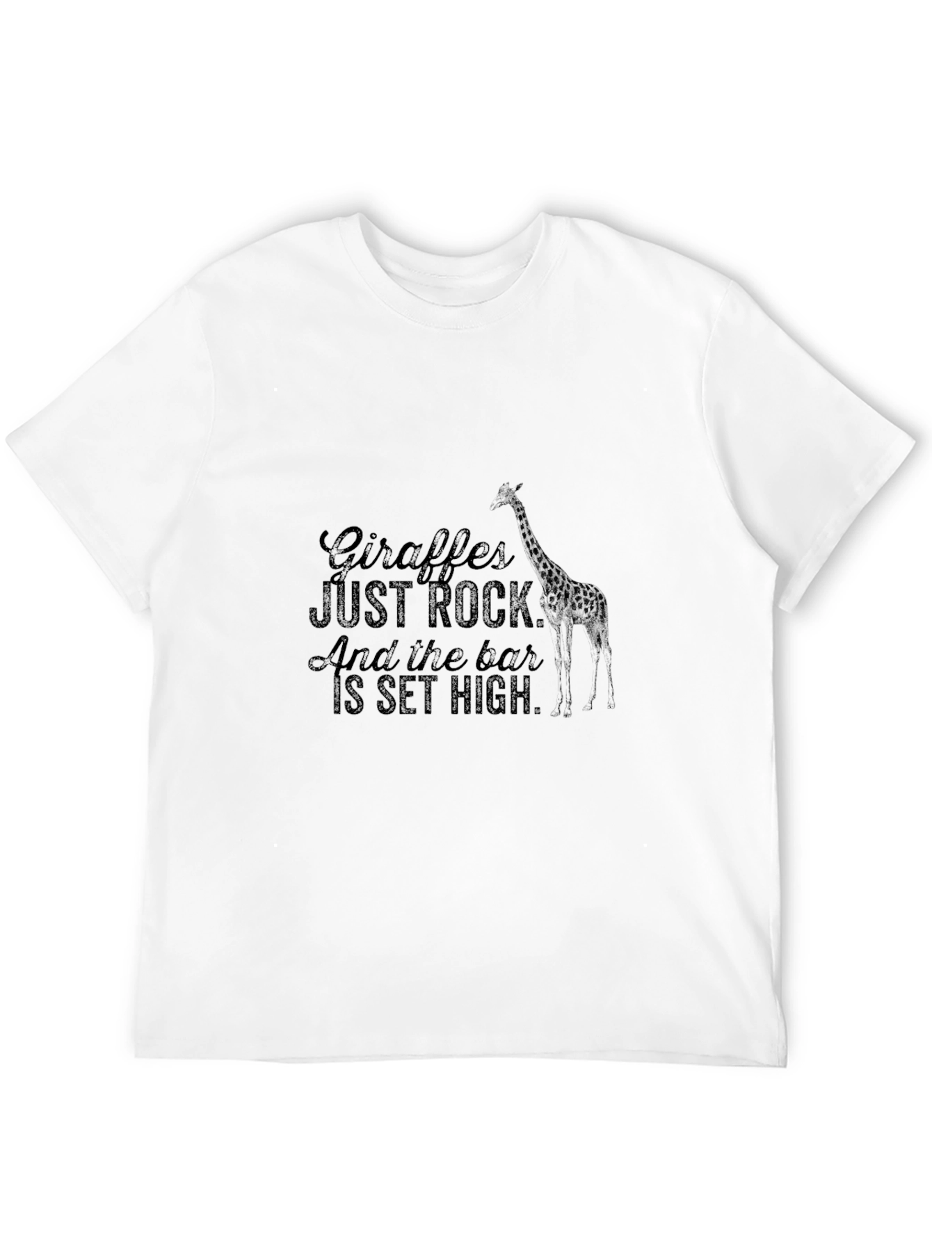 Giraffe Rock T-Shirt - High Quality Graphic Tee