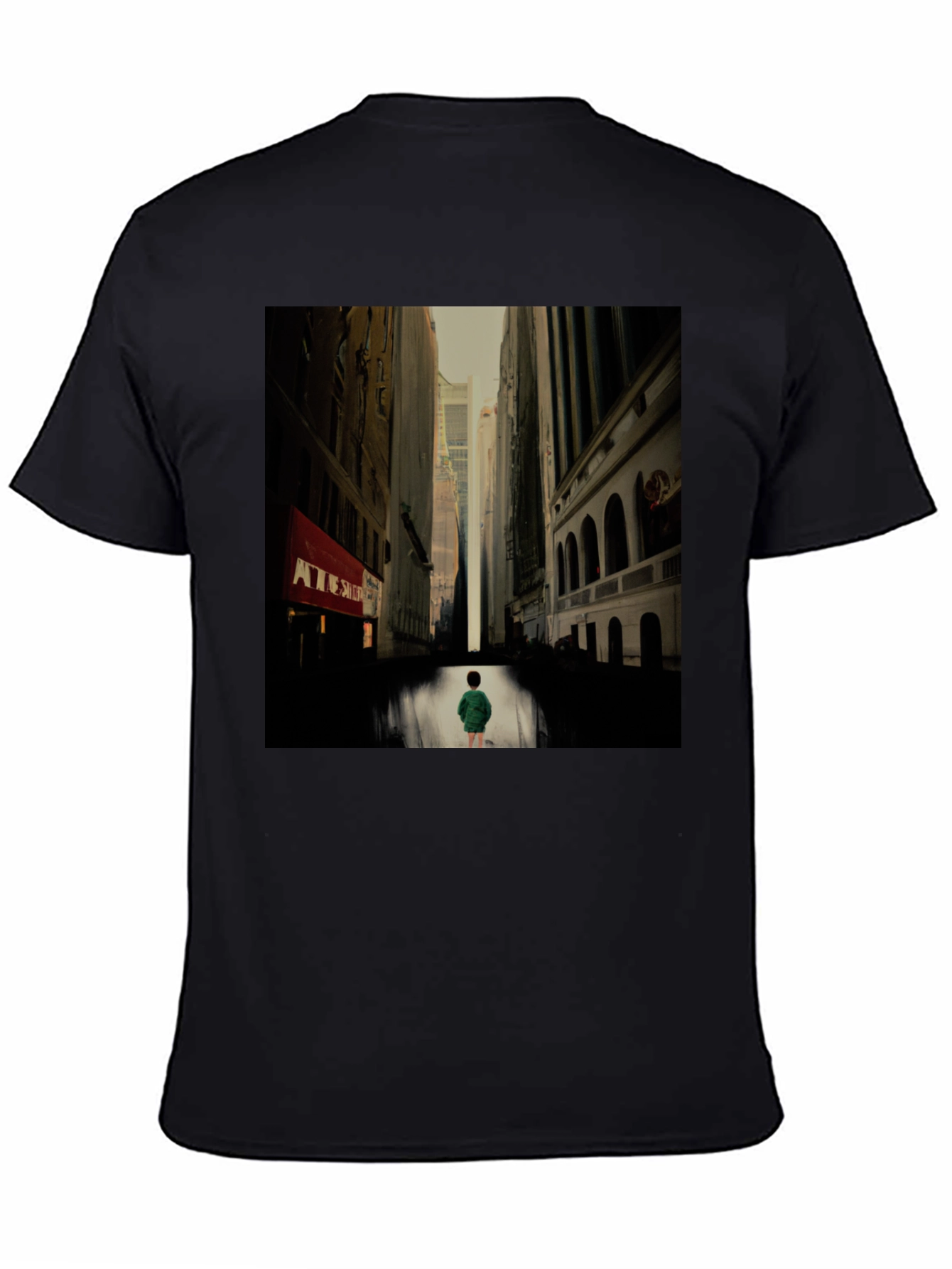 Urban Serenity Black T-Shirt