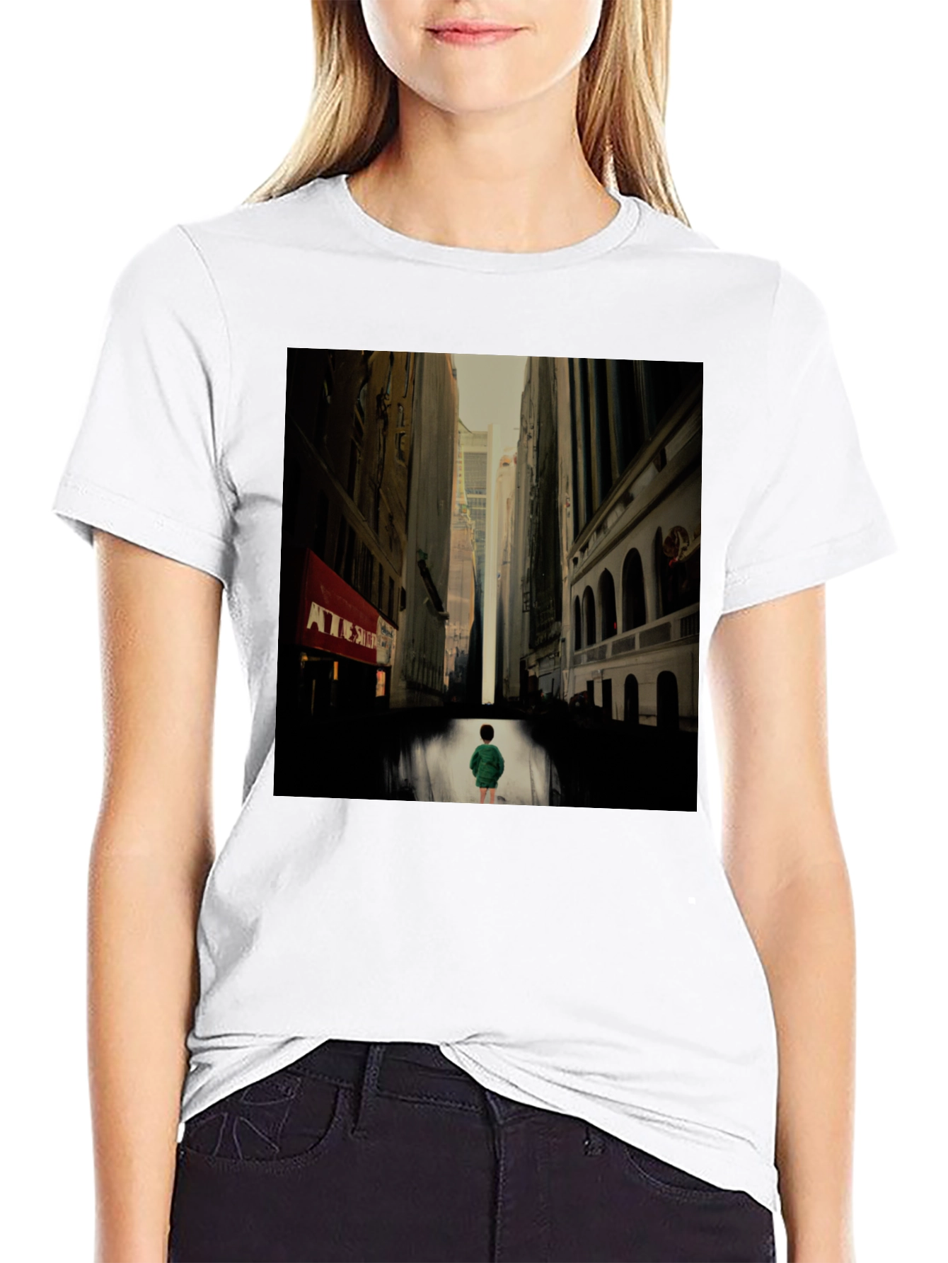 Urban Serenity Black T-Shirt