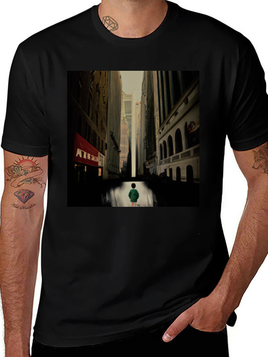 Urban Serenity Black T-Shirt