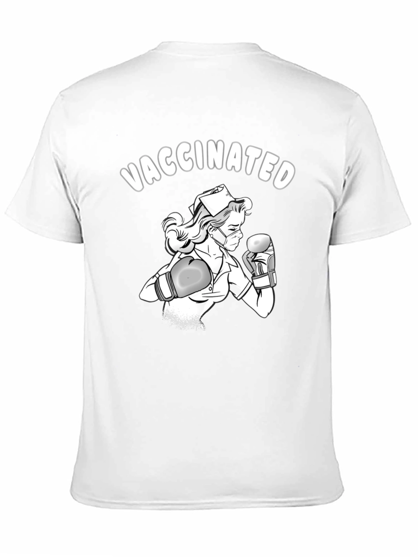 Vaccinated Nurse Boxing T-Shirt