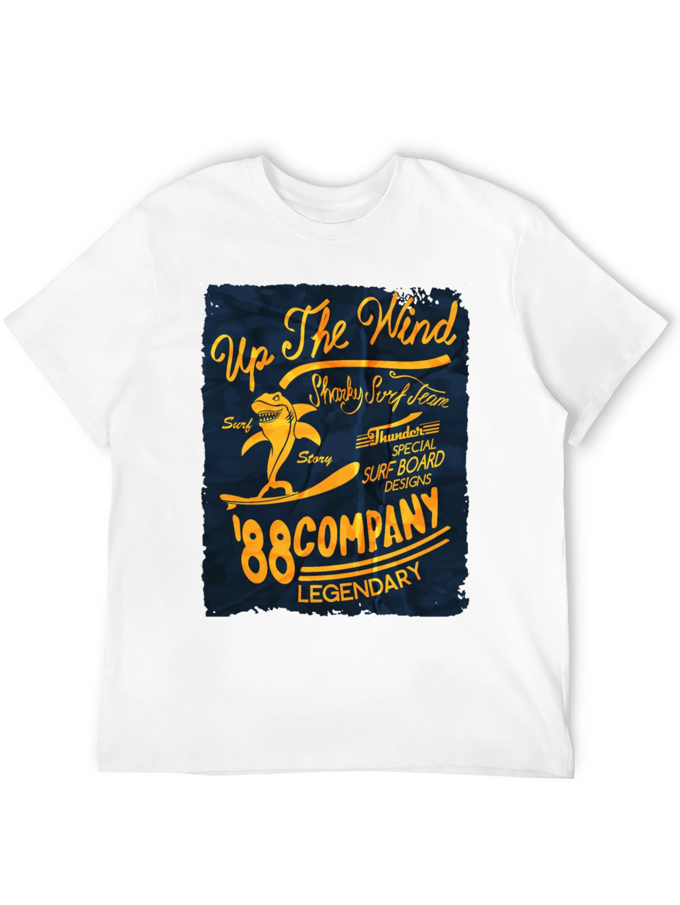 Shark Surf Team Black T-Shirt
