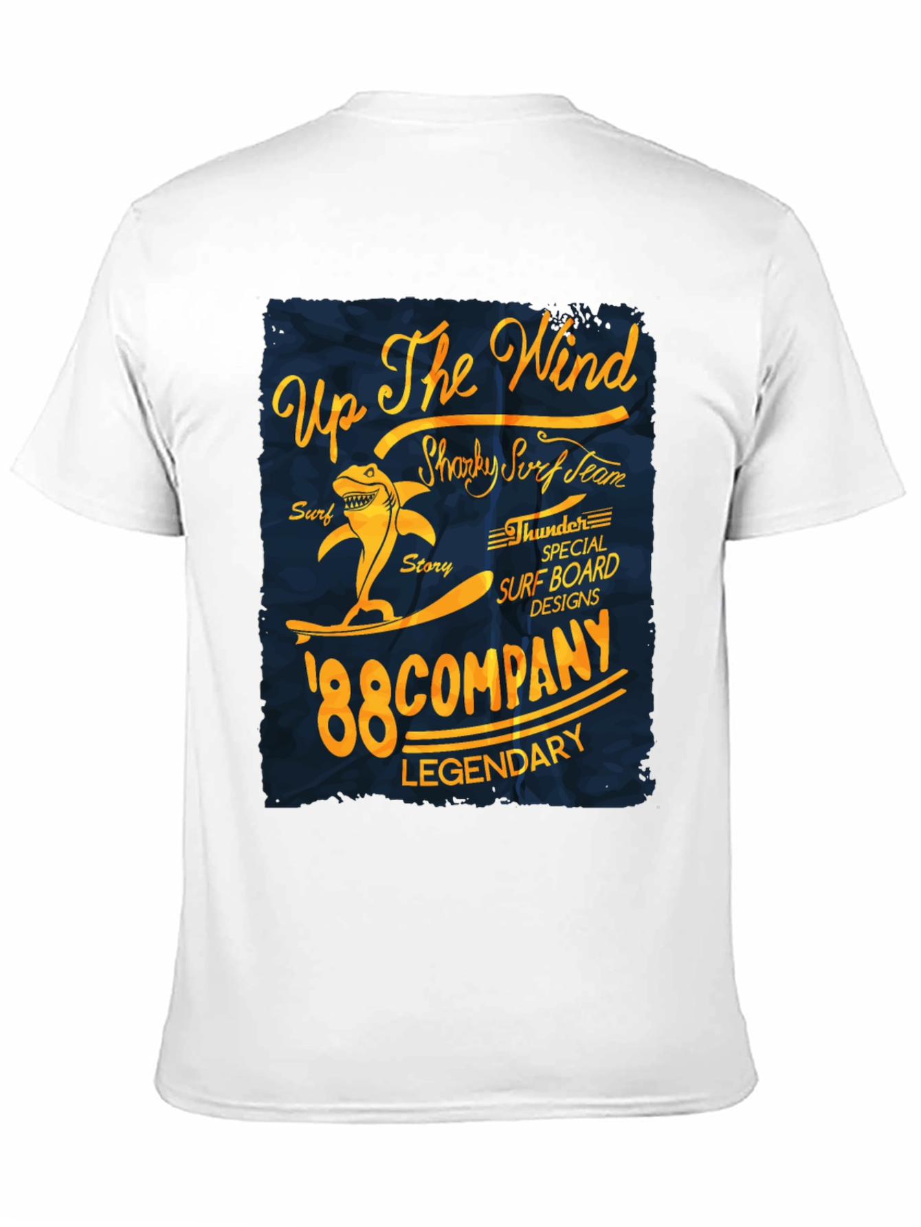 Shark Surf Team Black T-Shirt