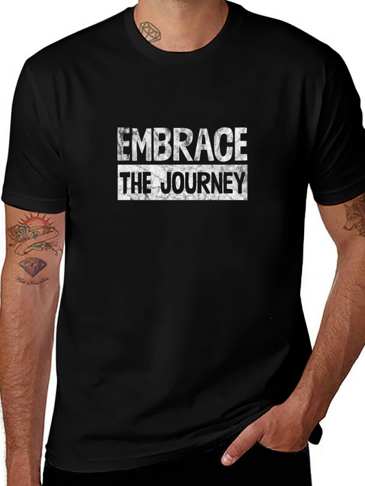 Embrace The Journey Black T-Shirt