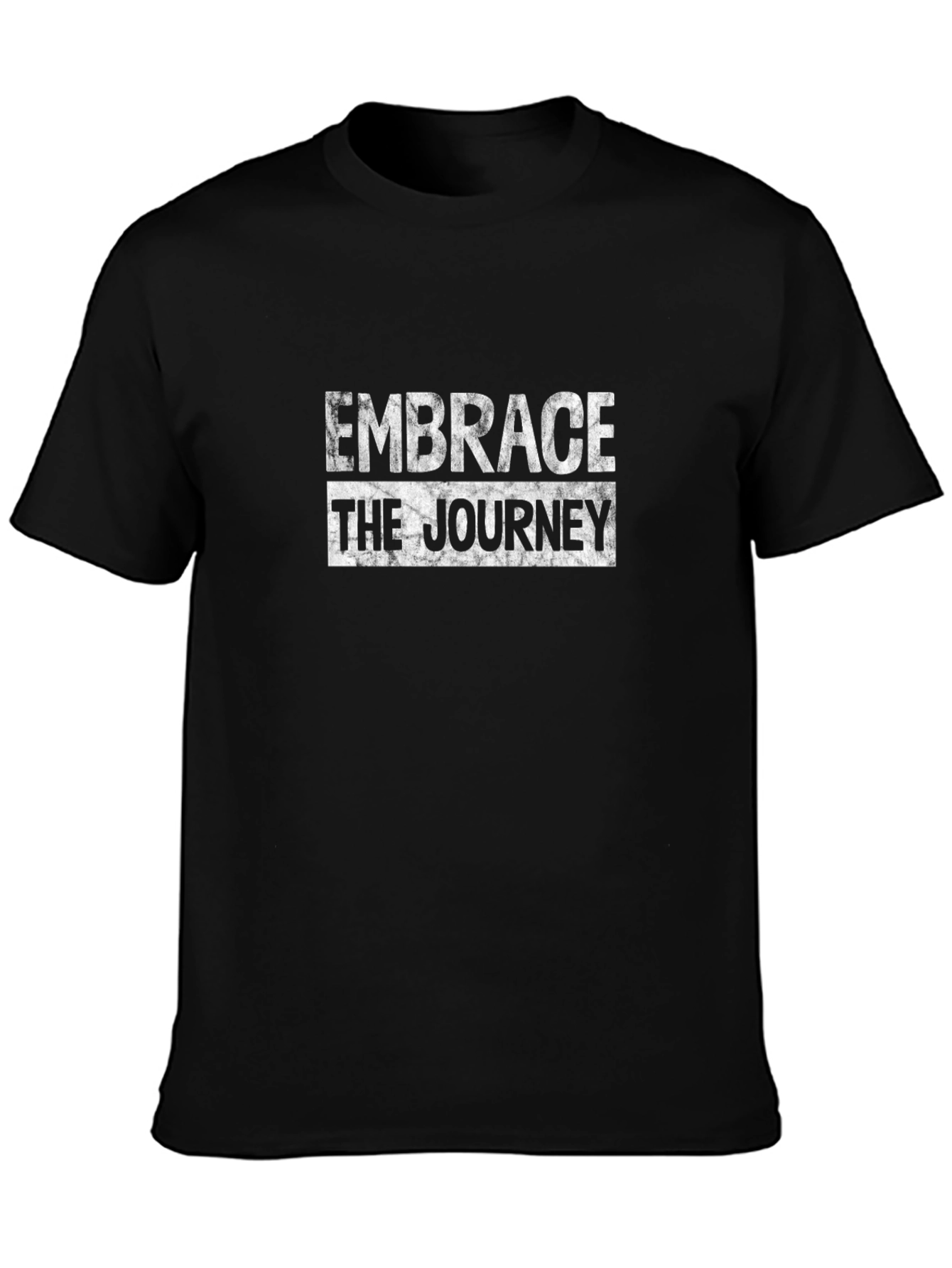 Embrace The Journey Black T-Shirt