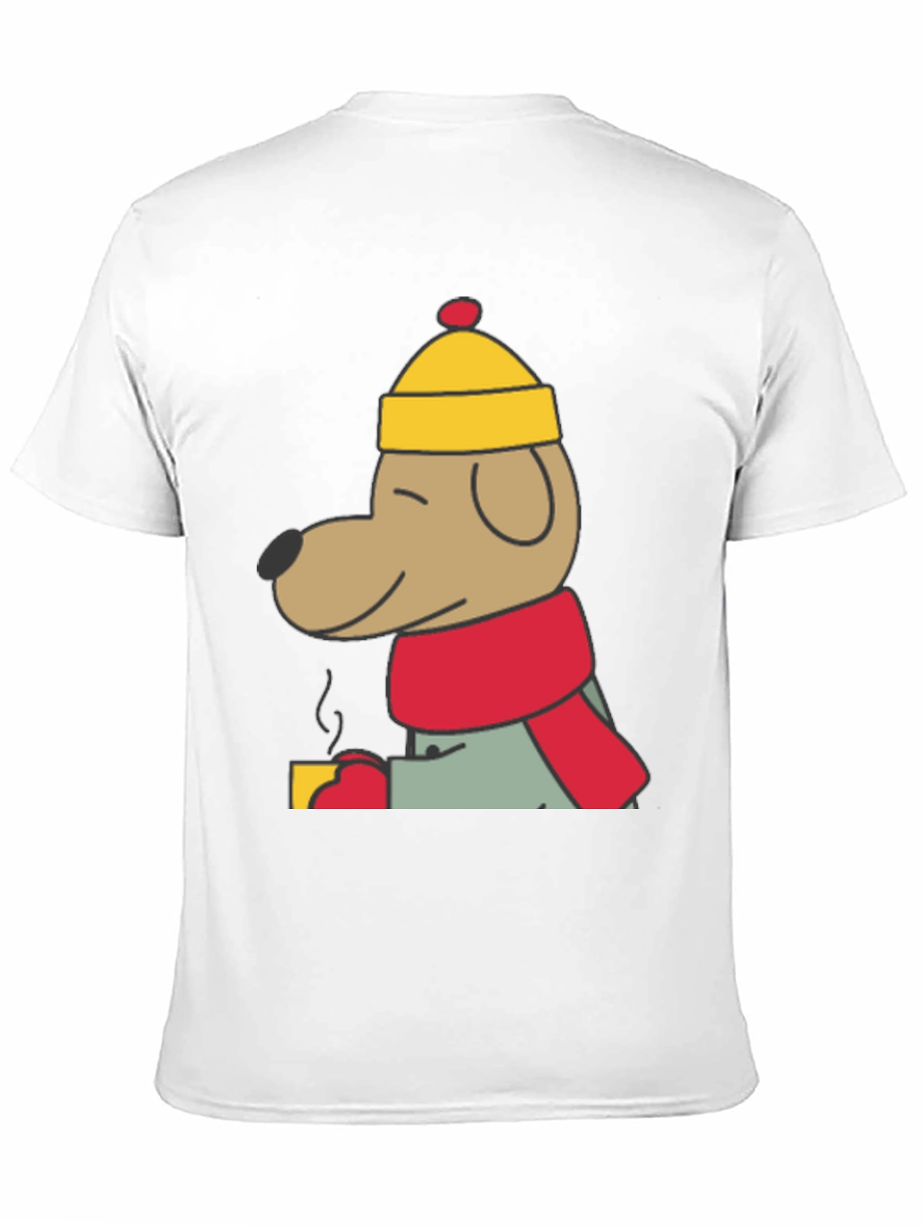 Cozy Dog in Winter Outfit T-Shirt
