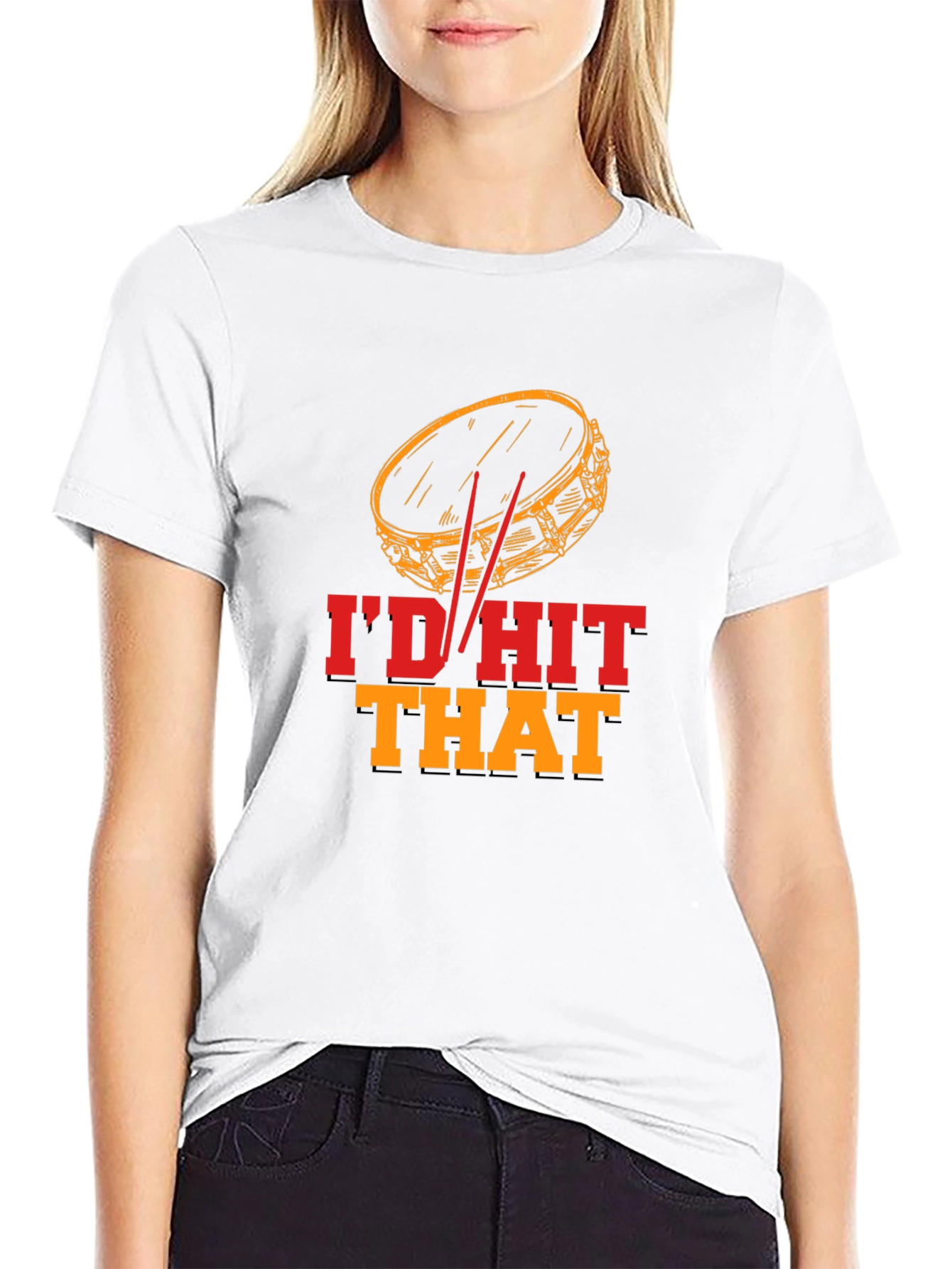 Id Hit That Drummer T-Shirt