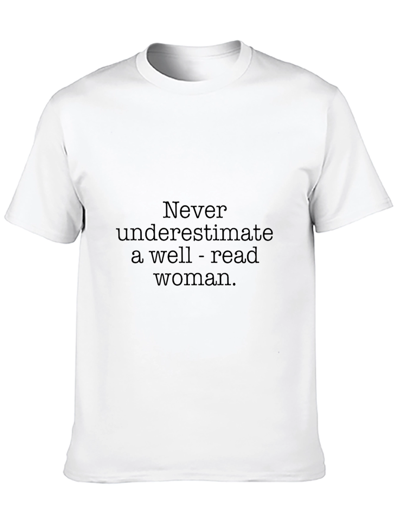 Well-Read Woman Black T-Shirt