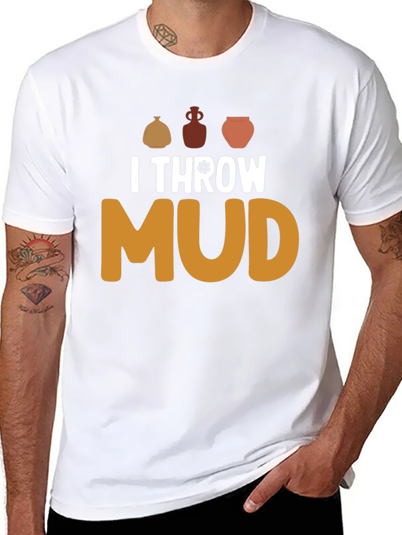 I Throw Mud Pottery T-Shirt