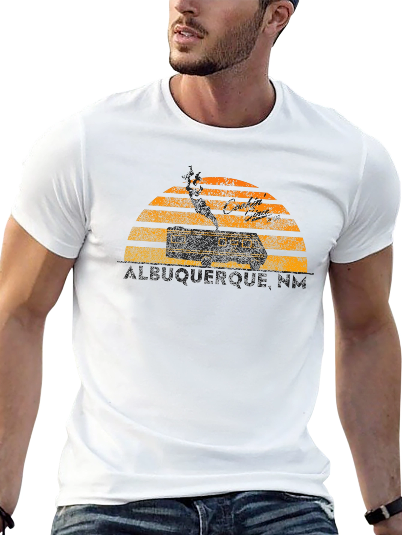 Albuquerque NM T-Shirt Breaking Bad RV Graphic Tee