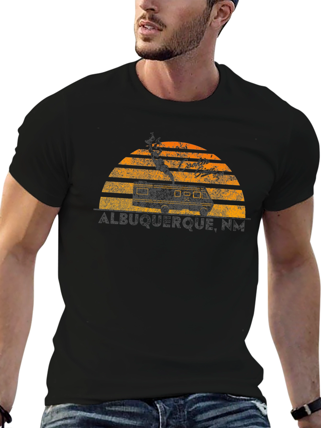 Albuquerque NM T-Shirt Breaking Bad RV Graphic Tee