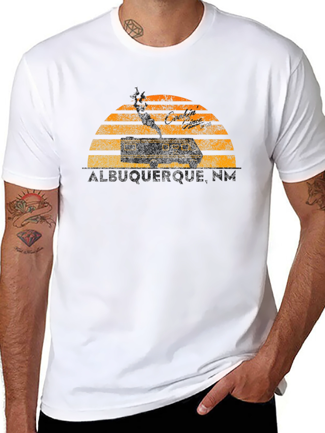 Albuquerque NM T-Shirt Breaking Bad RV Graphic Tee