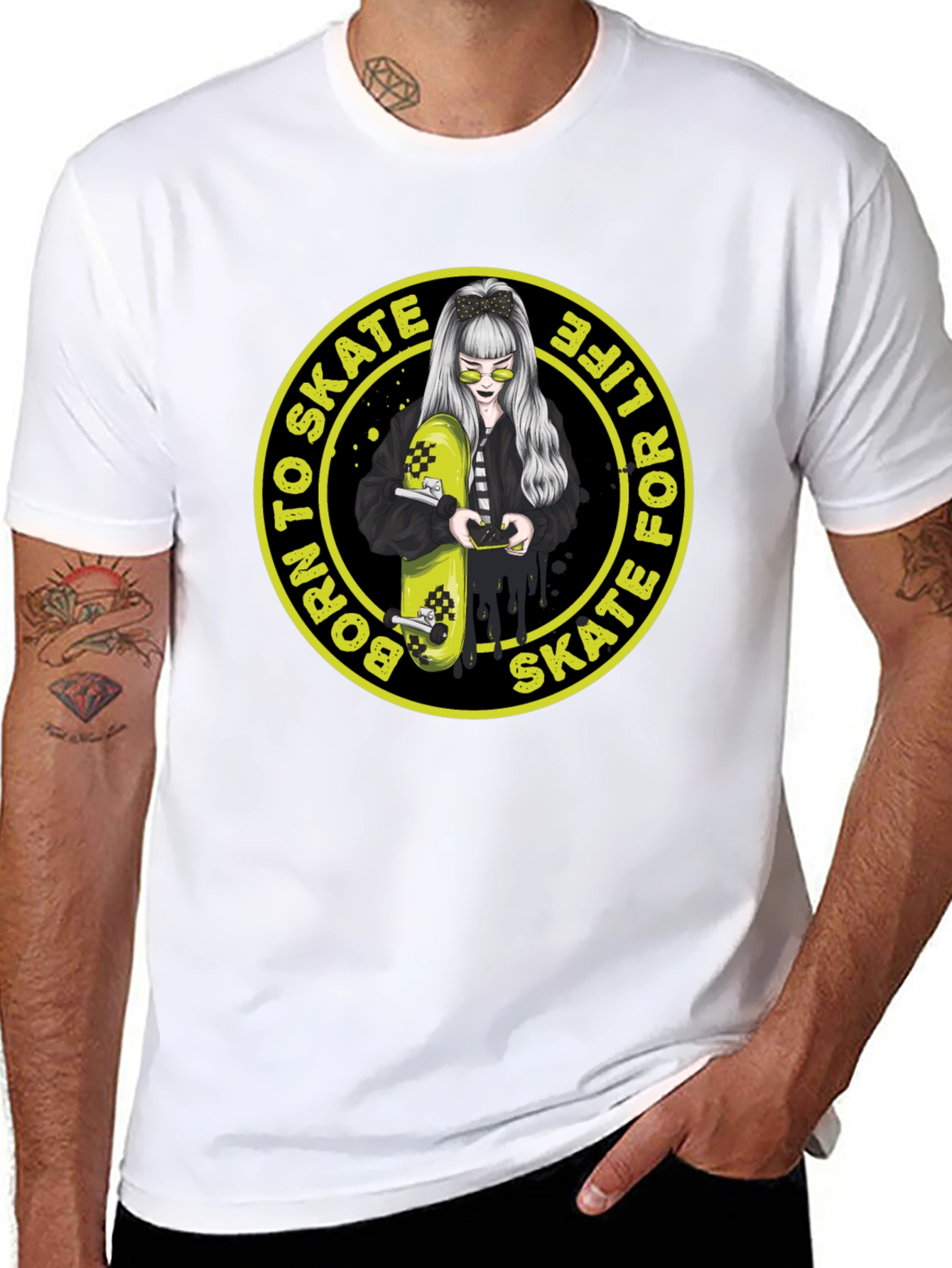 Born to Skate Graphic Tee